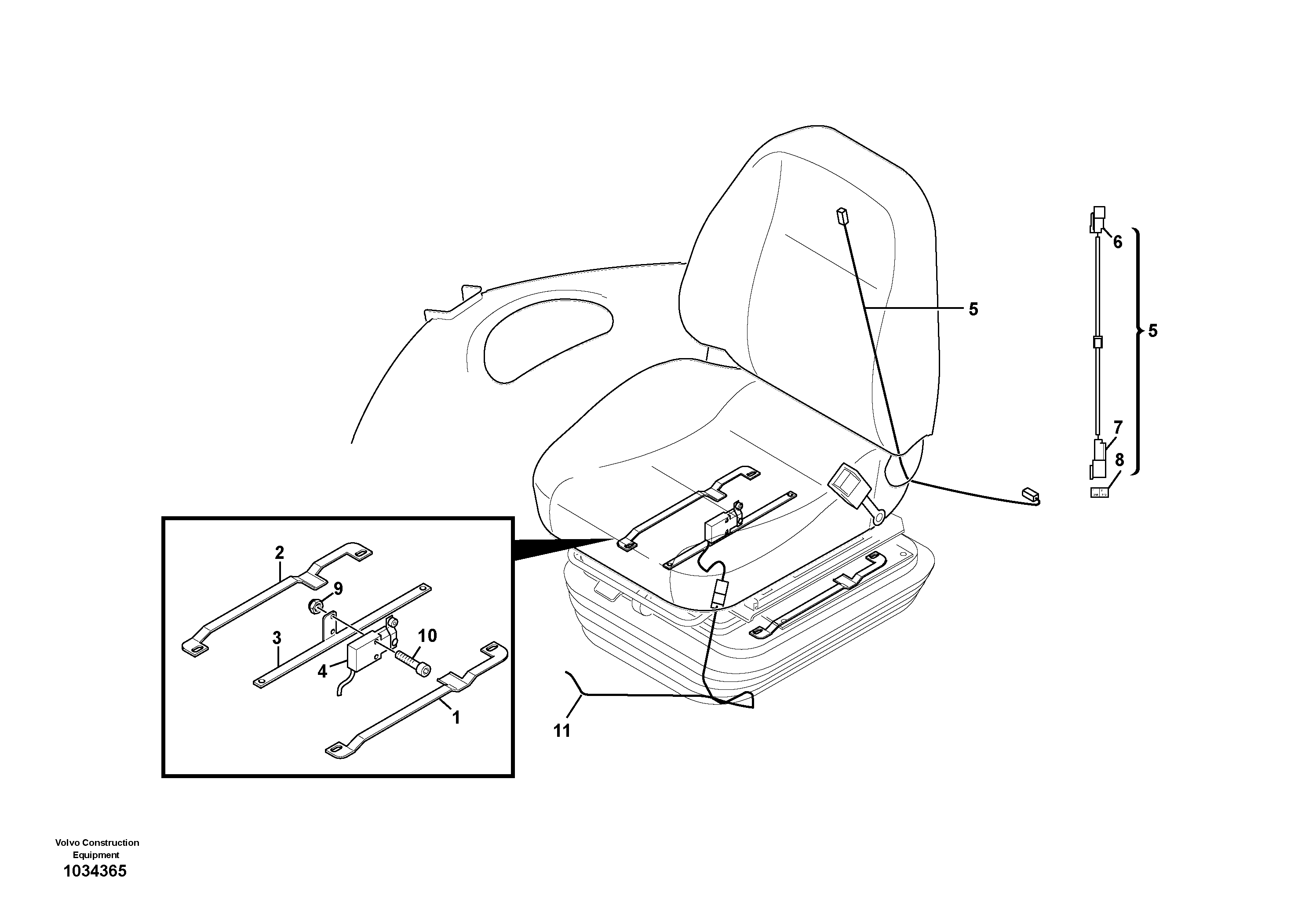 Support Leg VOE15610039 VOLVO