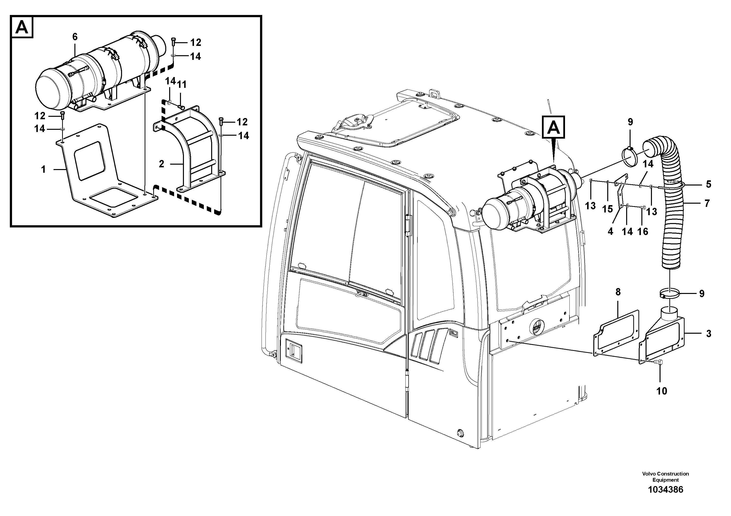 Rear Section VOE14573357 VOLVO
