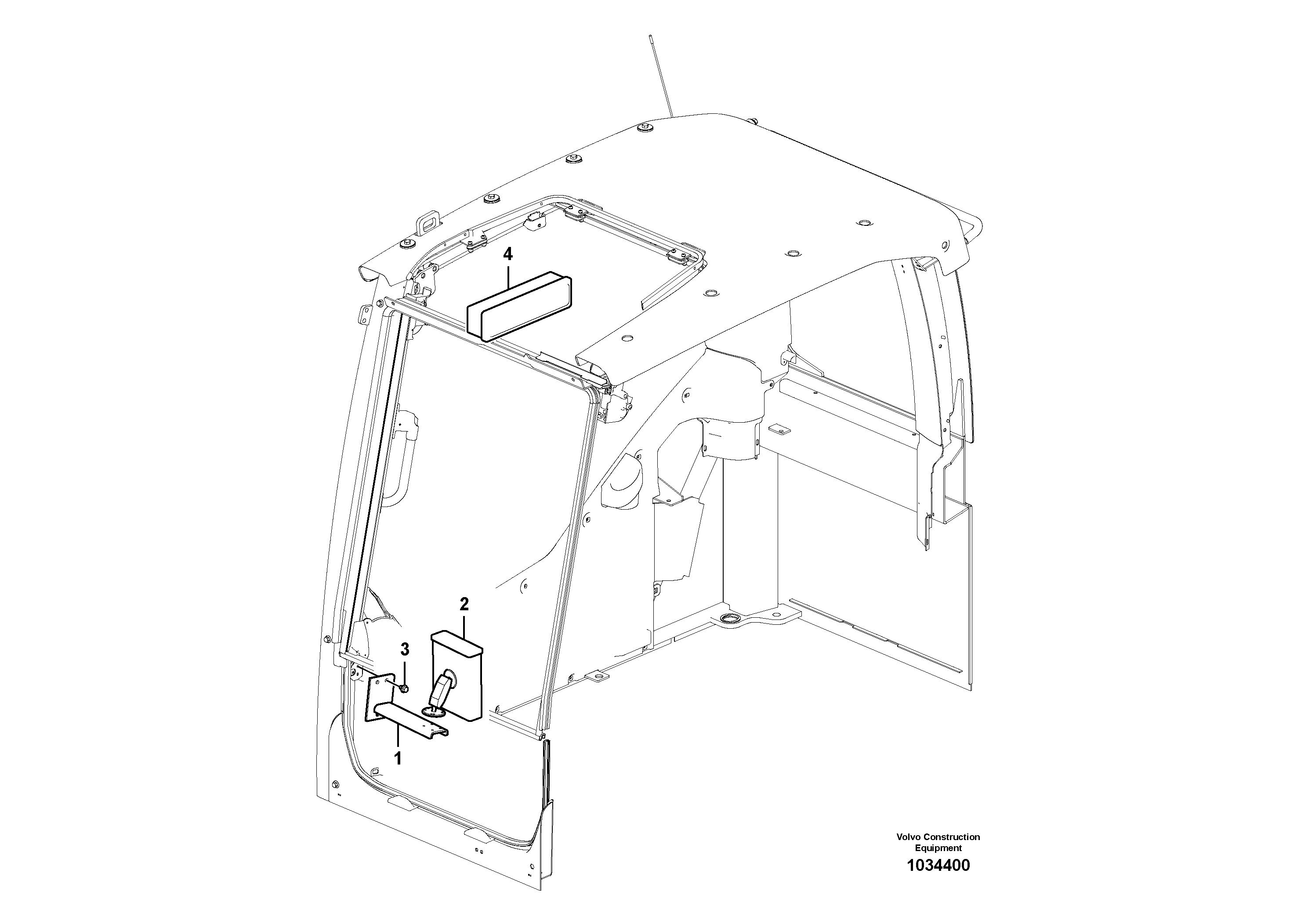 Seat frame VOE14577385 VOLVO