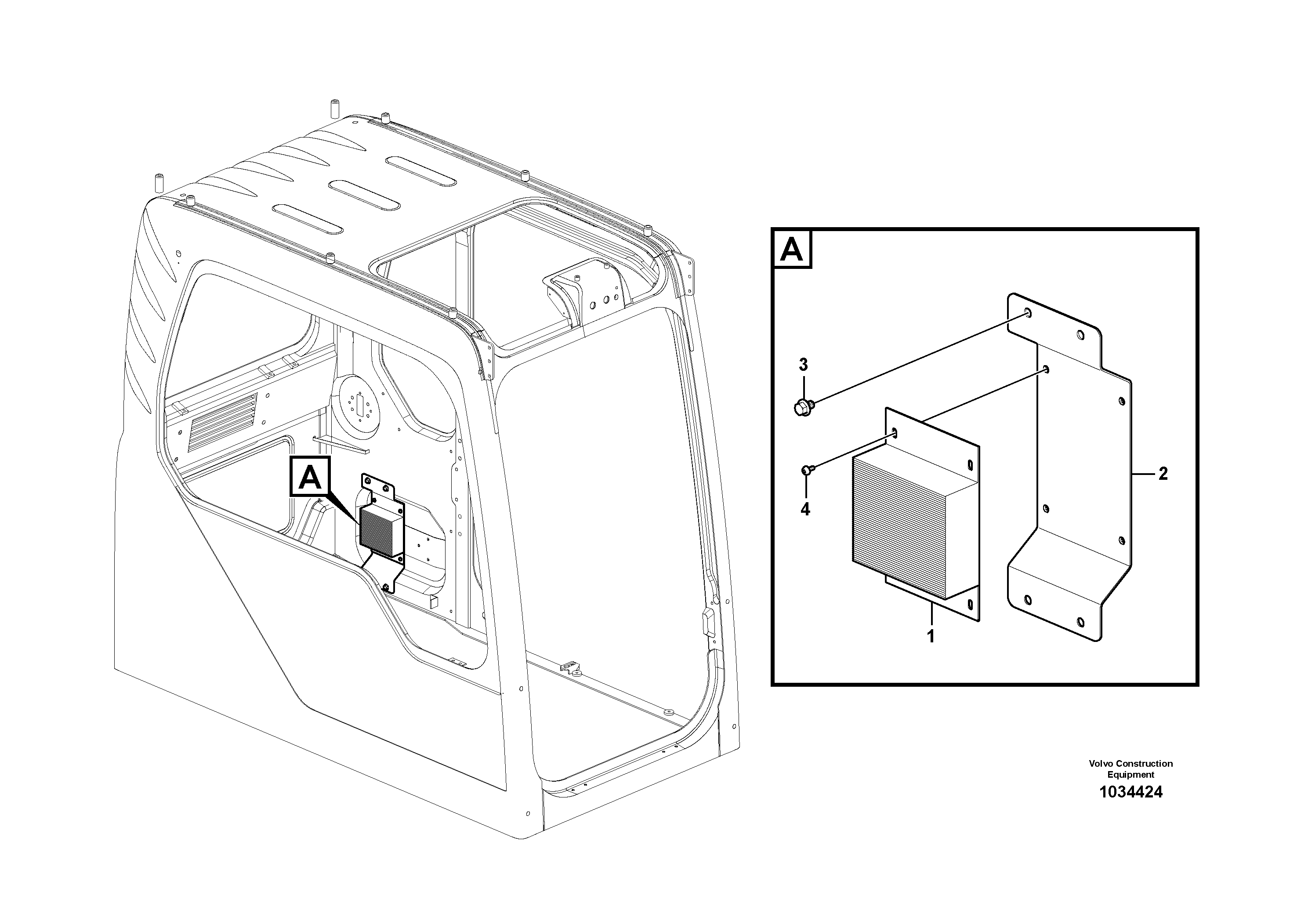 Bracket VOE14577393 VOLVO