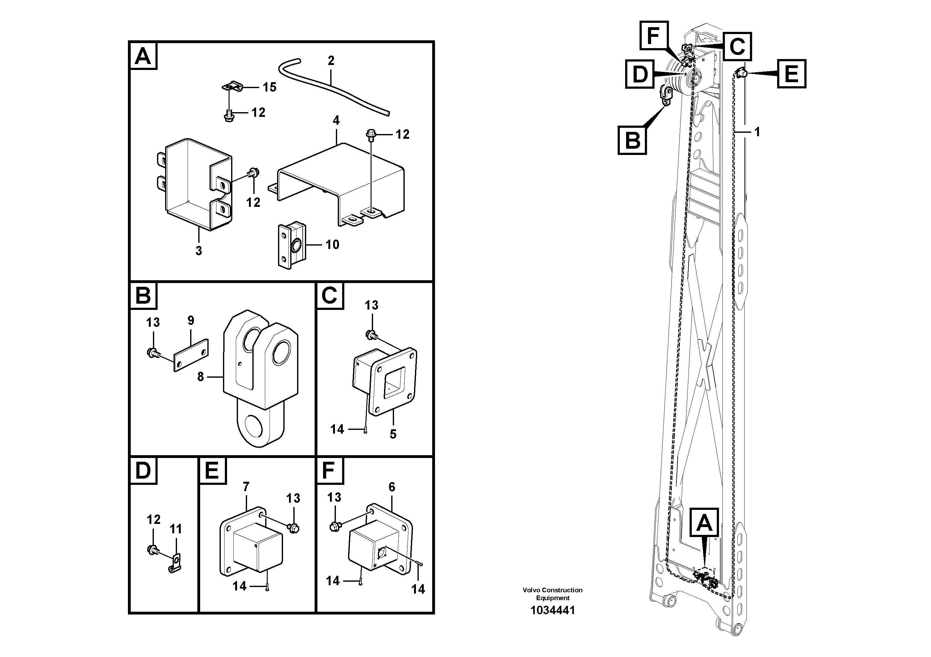 Seat frame RM/VOE14590699 VOLVO
