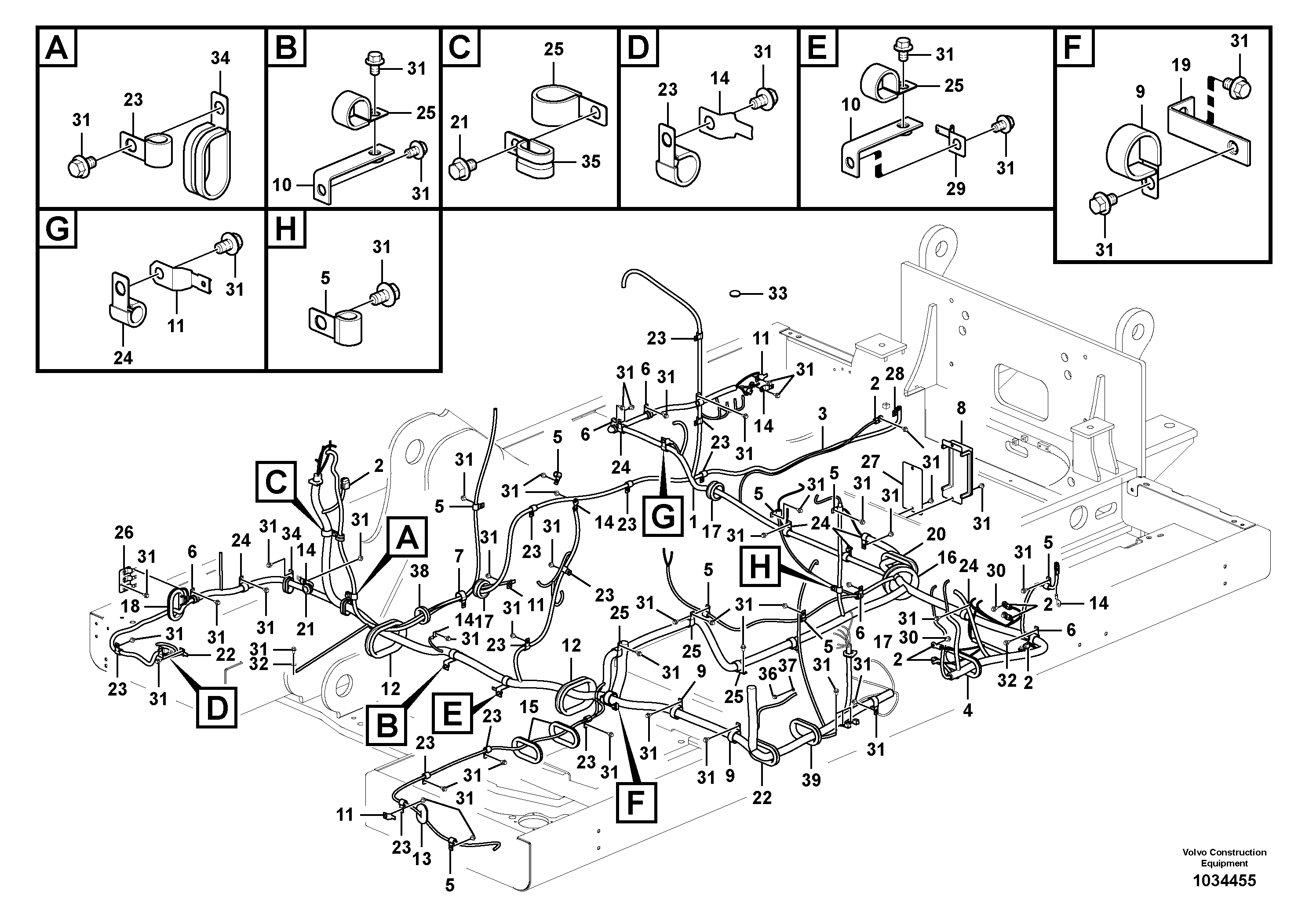 Grommet VOE14596483 VOLVO