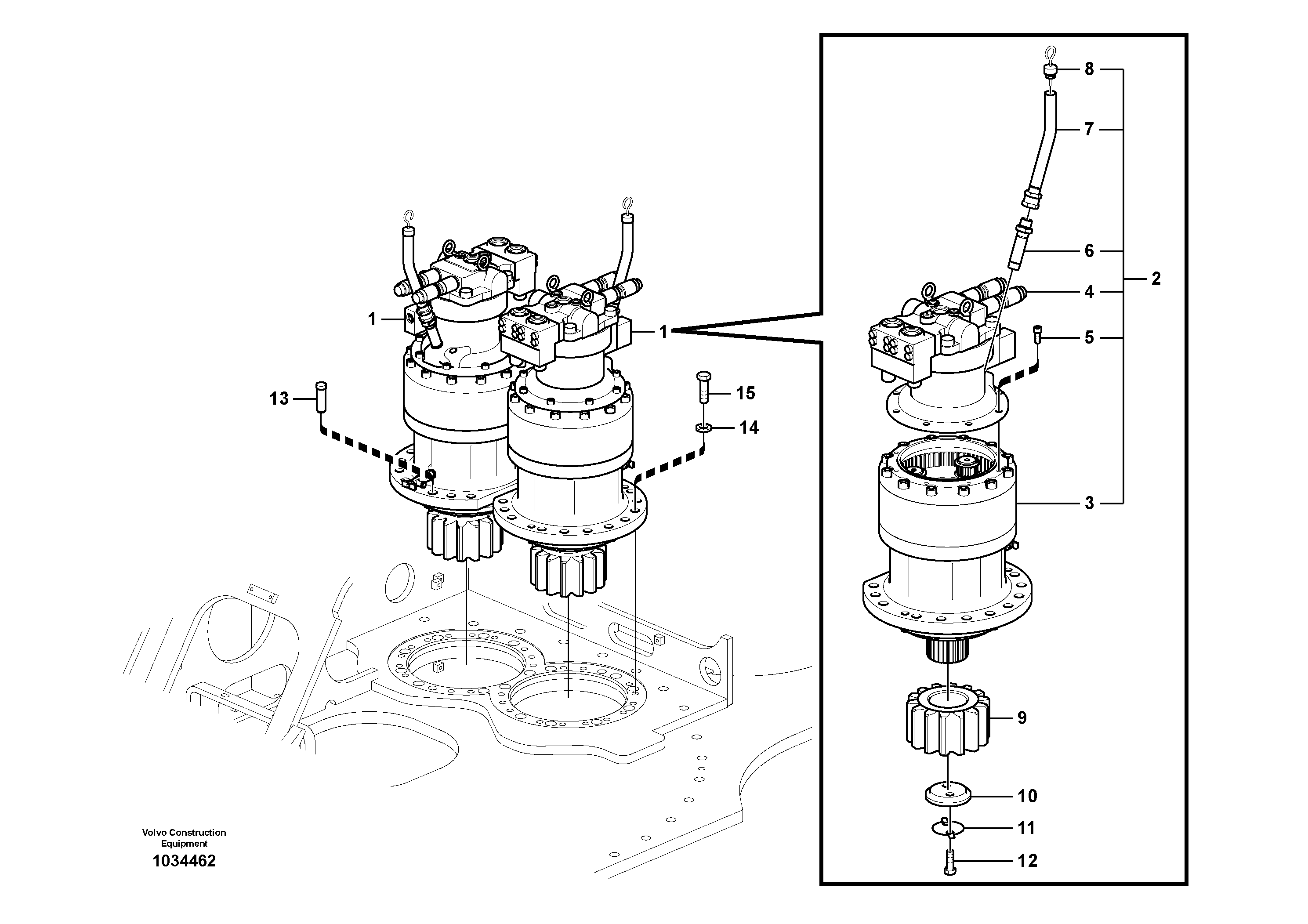 Damping material set VOE14579709 VOLVO