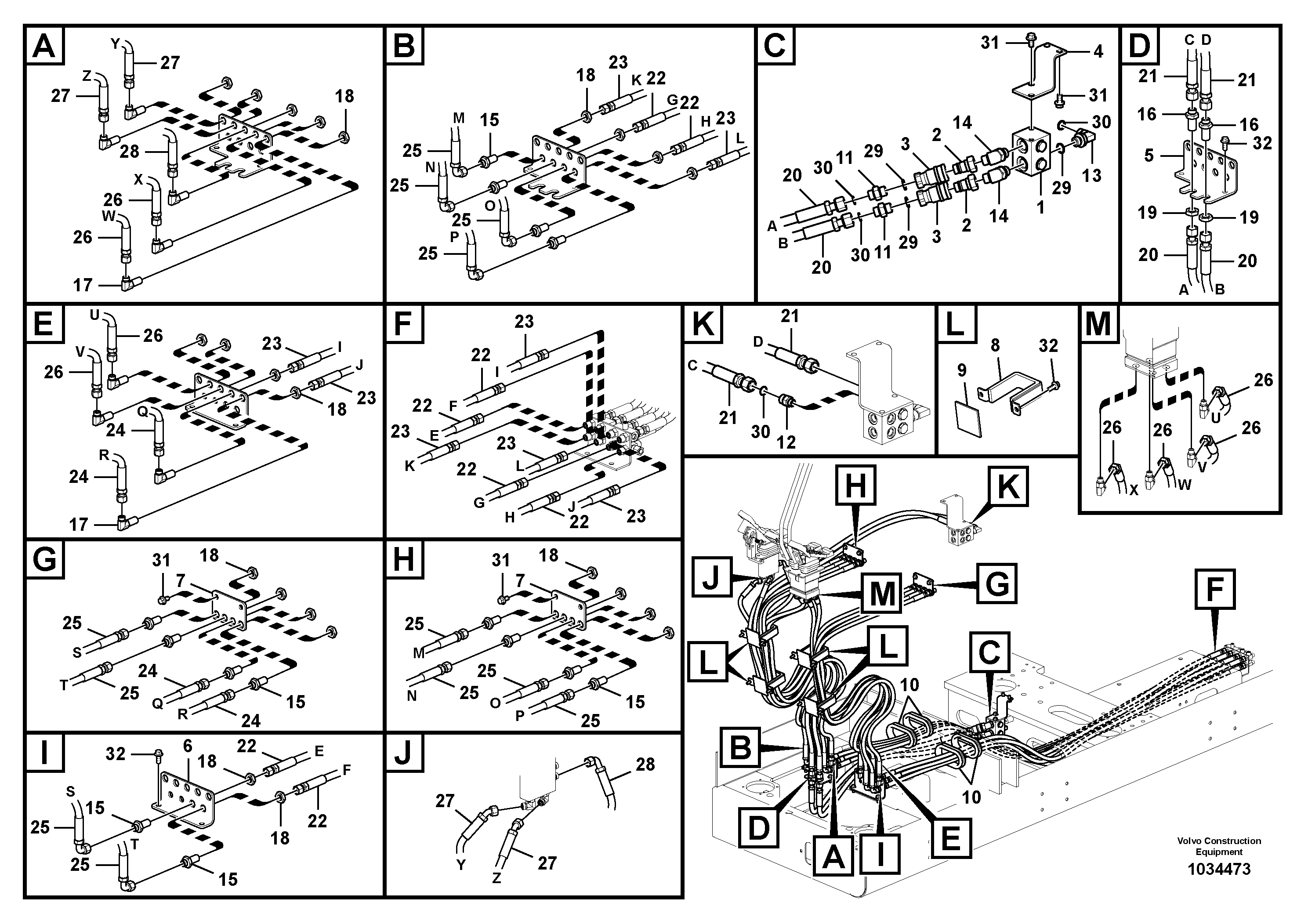 Fuel pipes, RM/VOE14588008 VOLVO