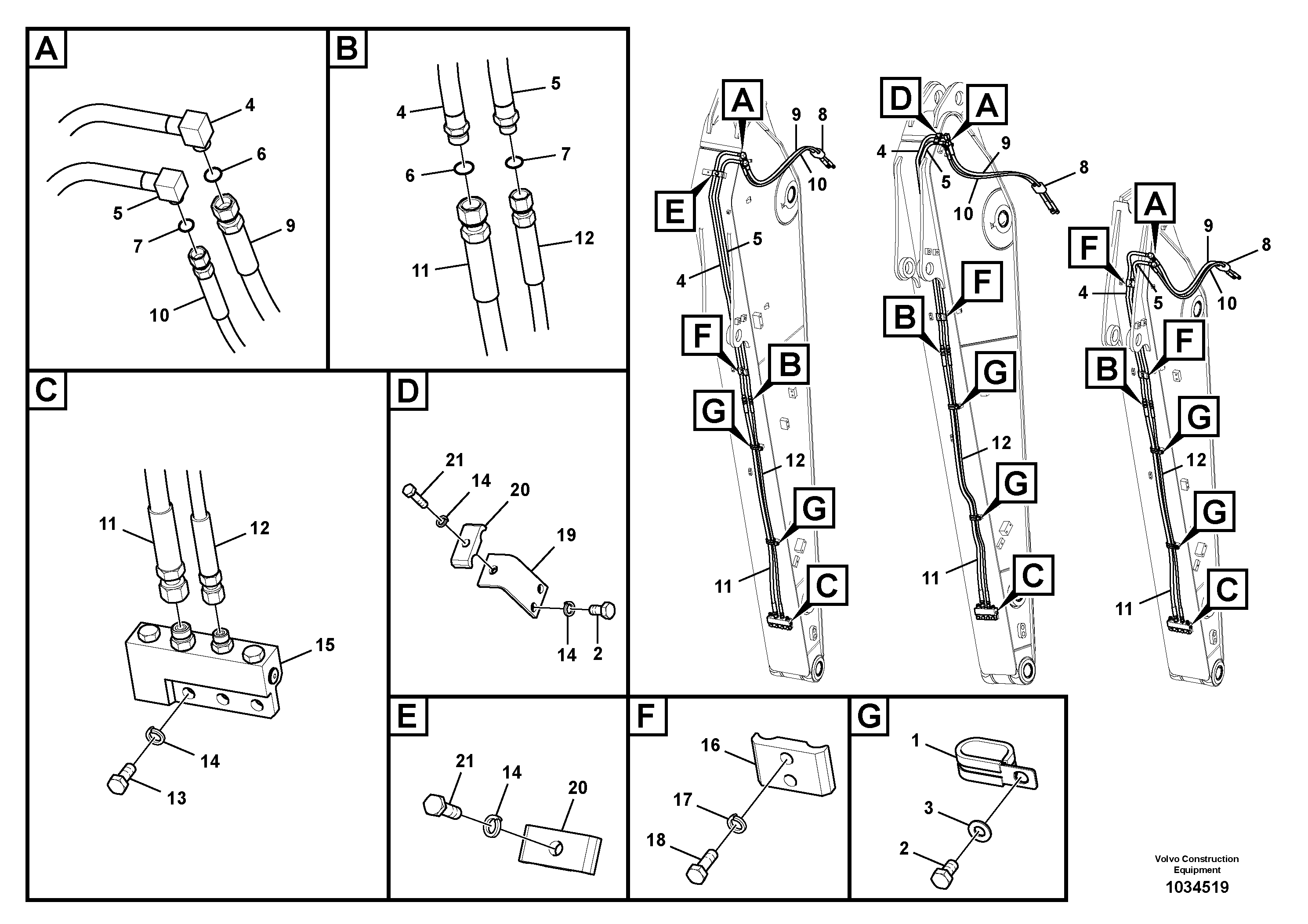 Timing gear casing VOE936262 VOLVO