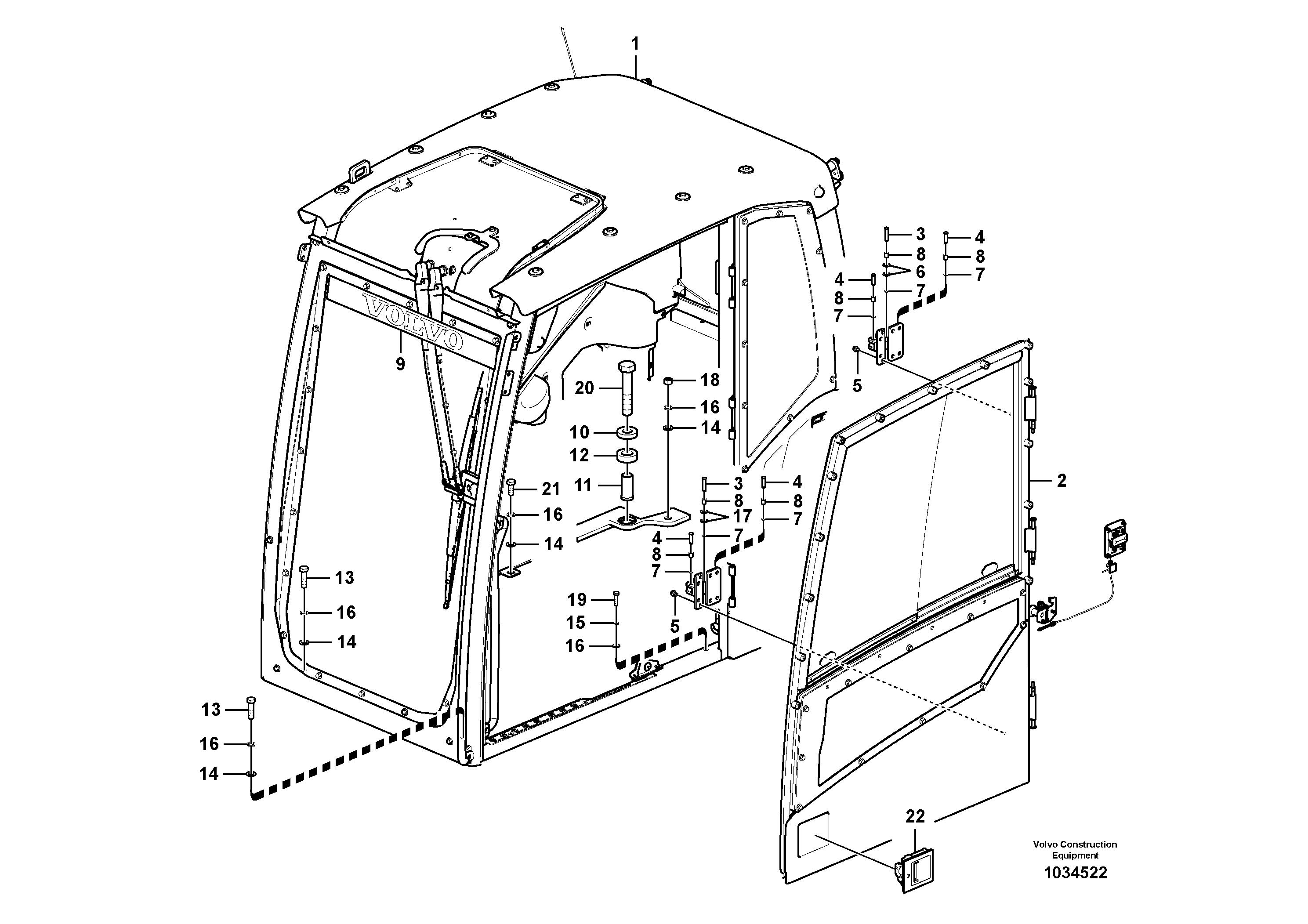 Stairs SA9611-01015 VOLVO