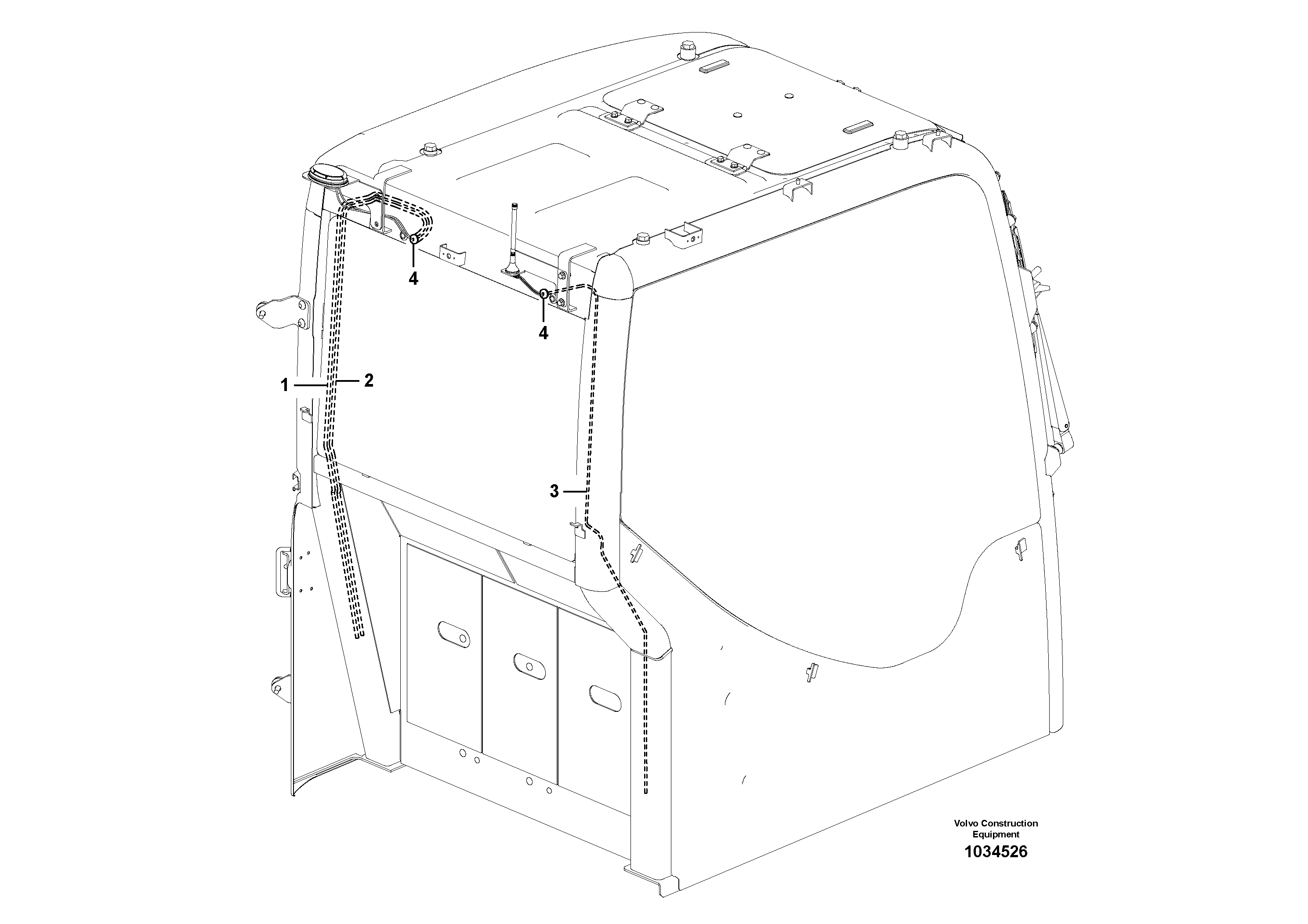 Air Vent Pipe VOE14574285 VOLVO