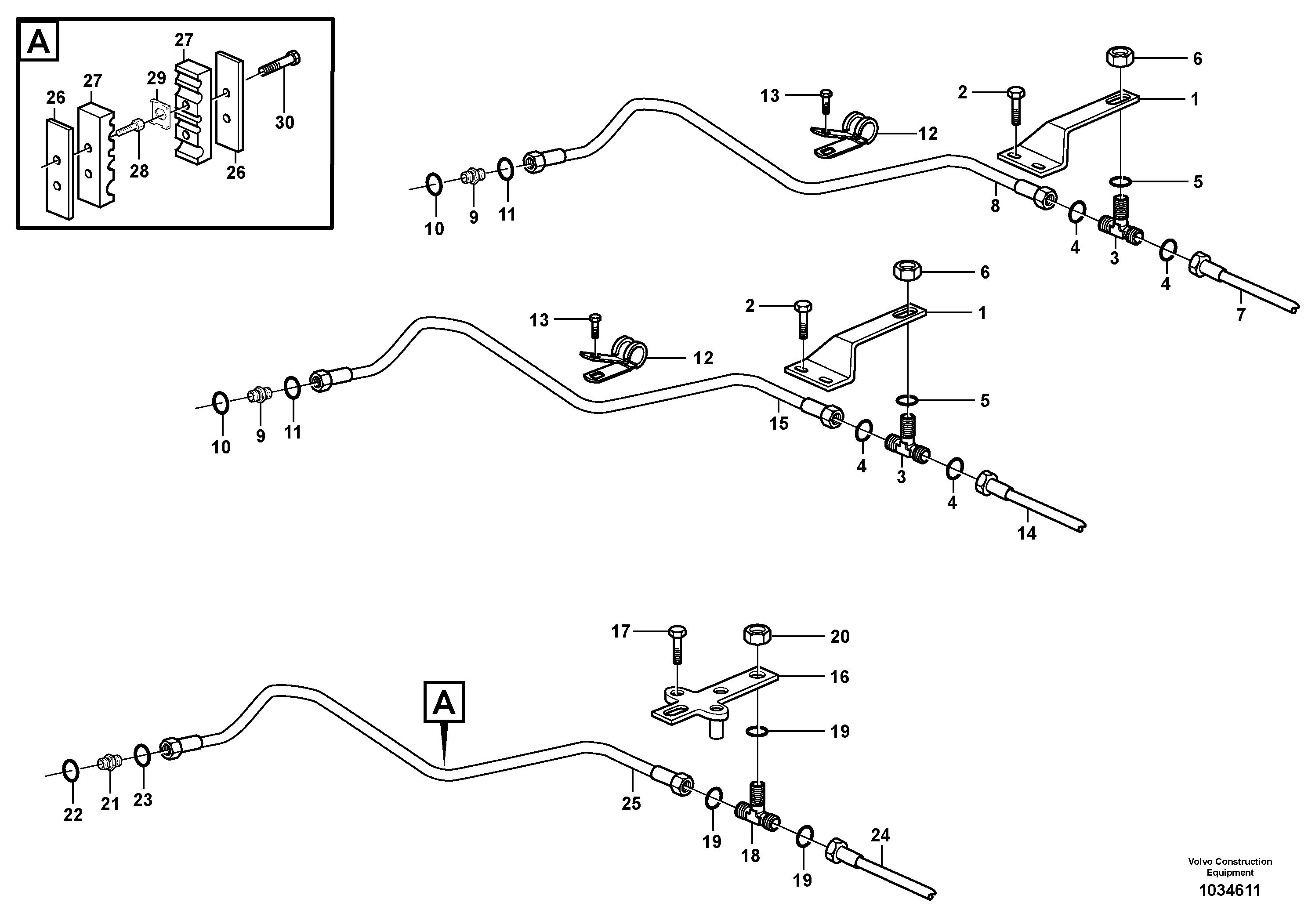 Bracket VOE11059867 VOLVO