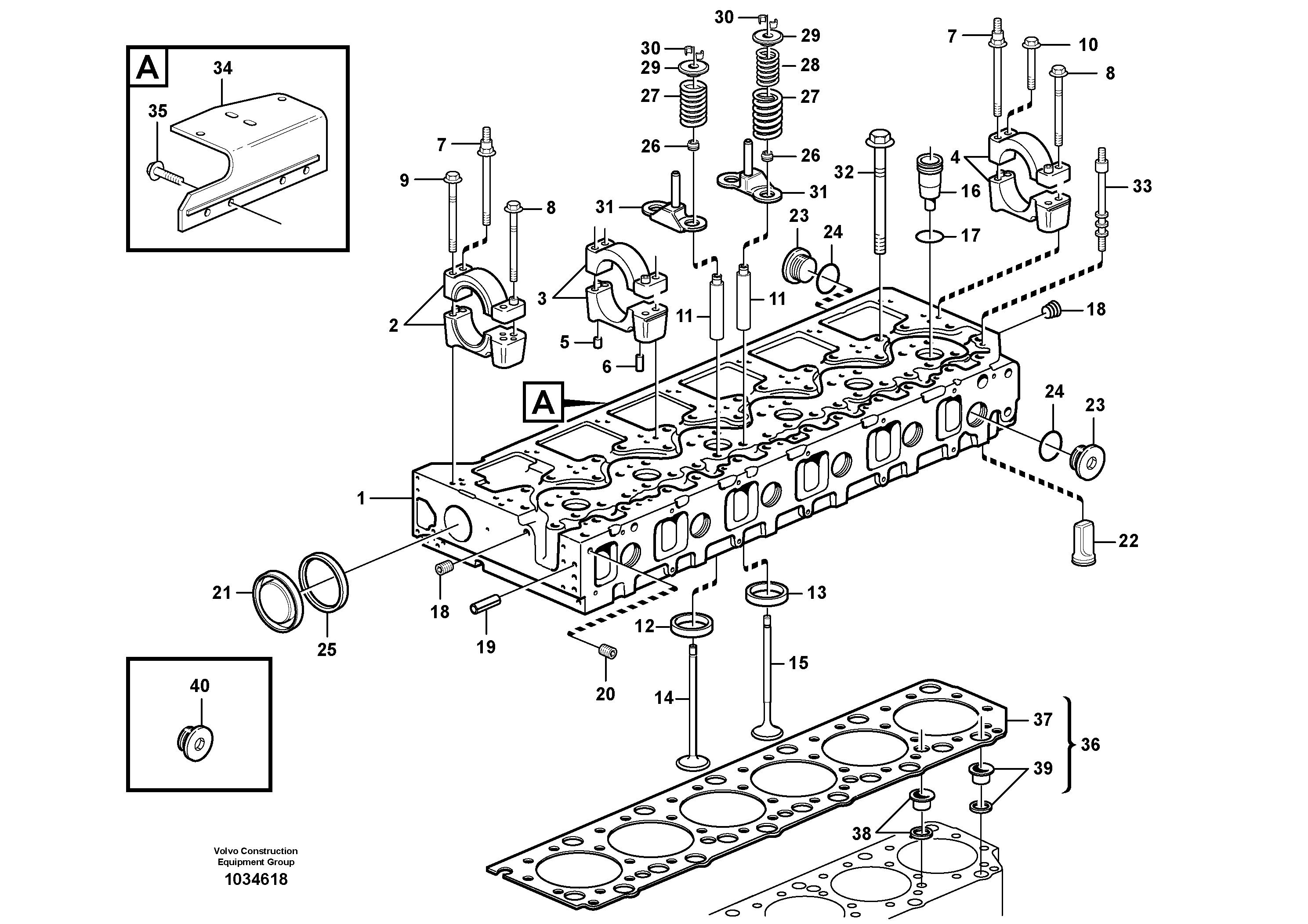 Valve seat VOE1547907 VOLVO