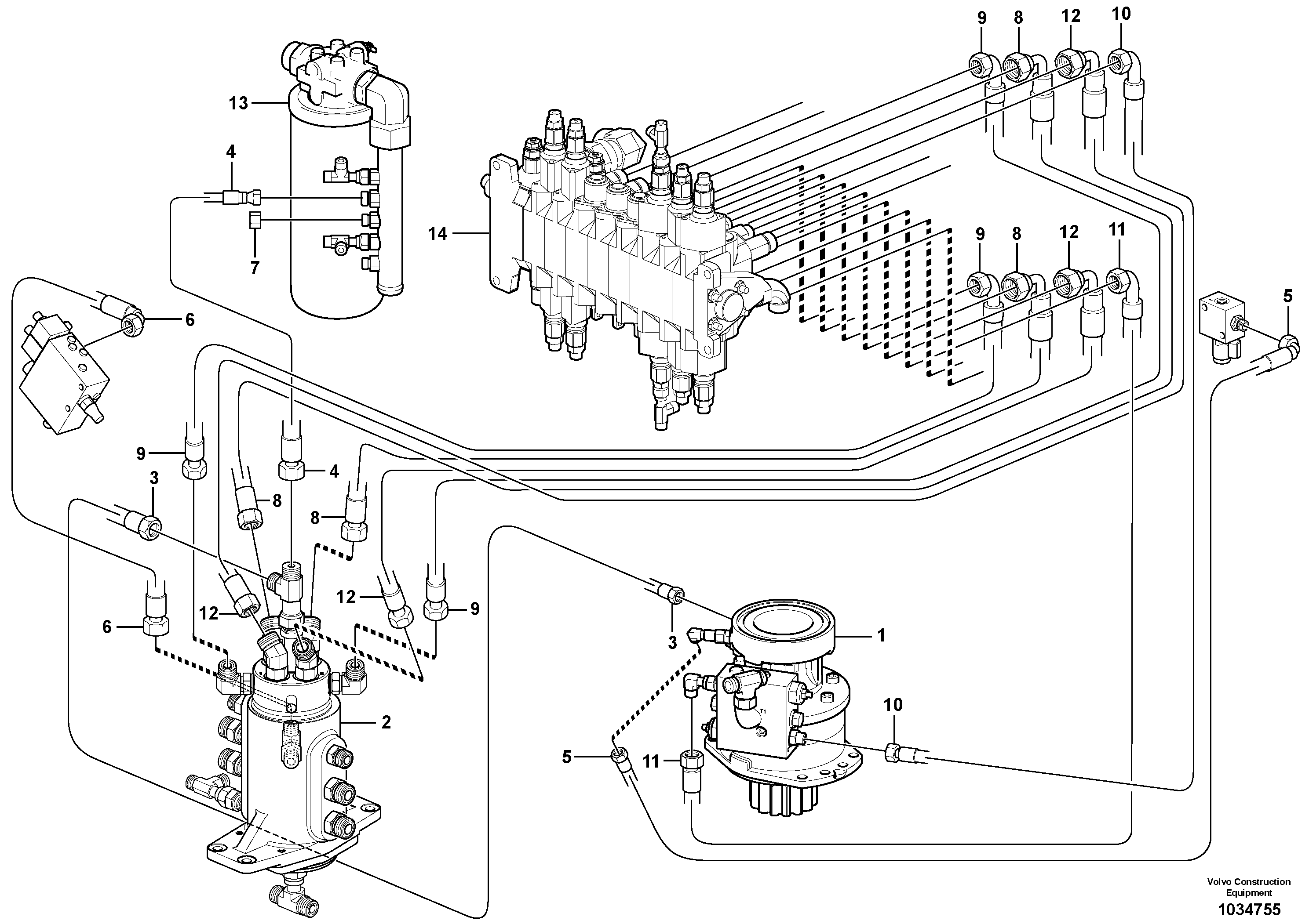 Timing gear casing VOE11808314 VOLVO