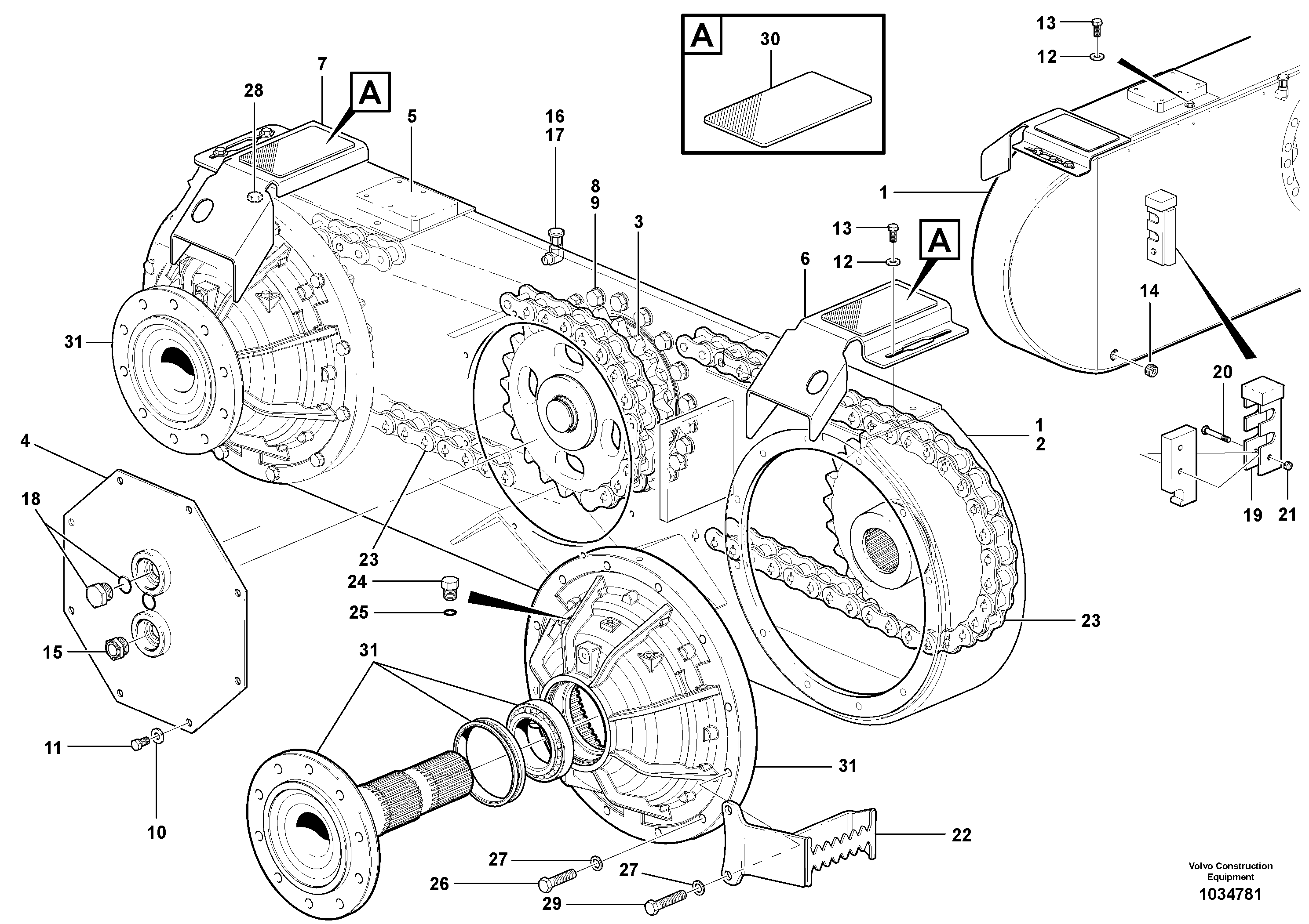 Mounting kit VOE12739262 VOLVO