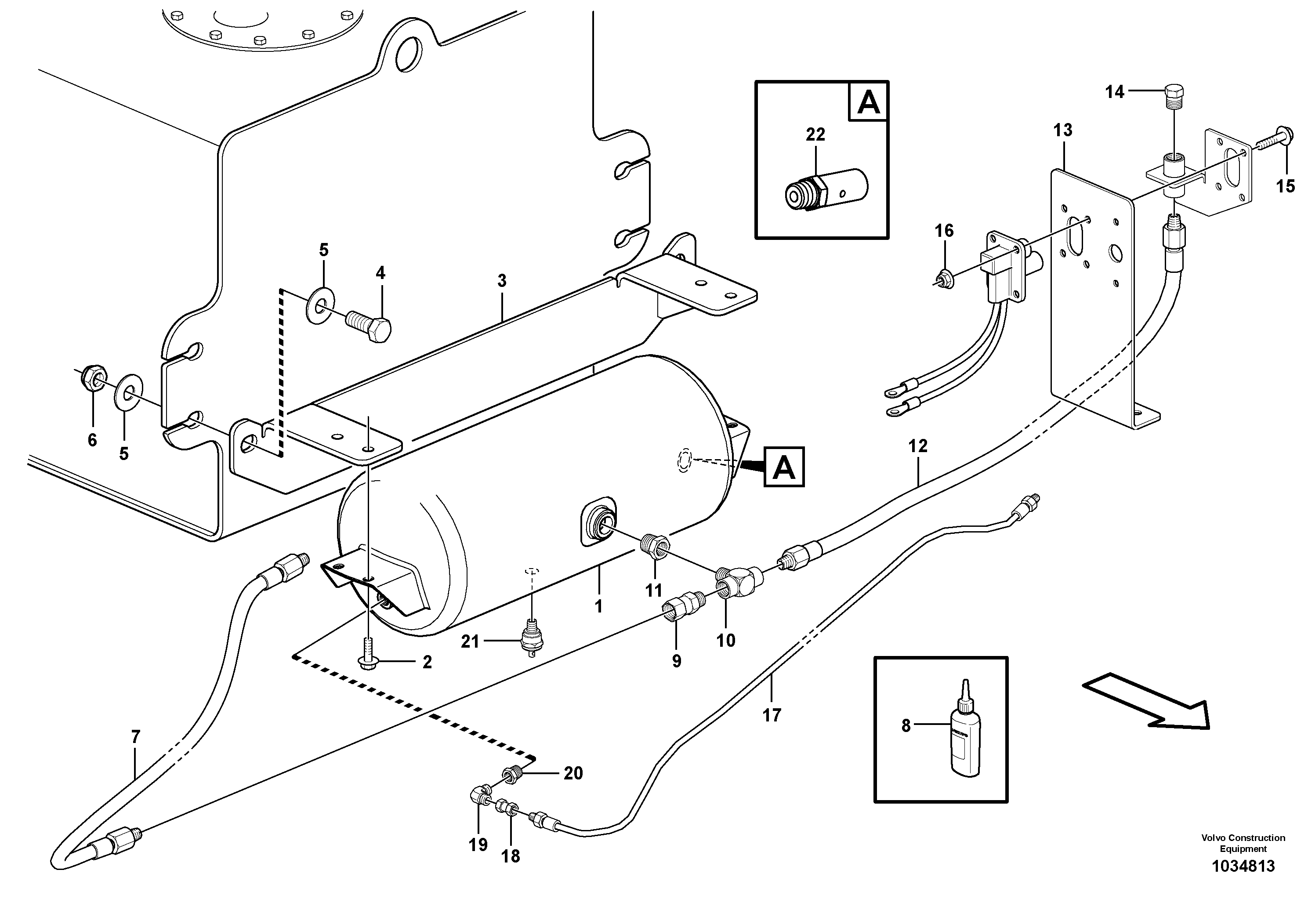 Adjusting engine, cpl. VOE12747438 VOLVO