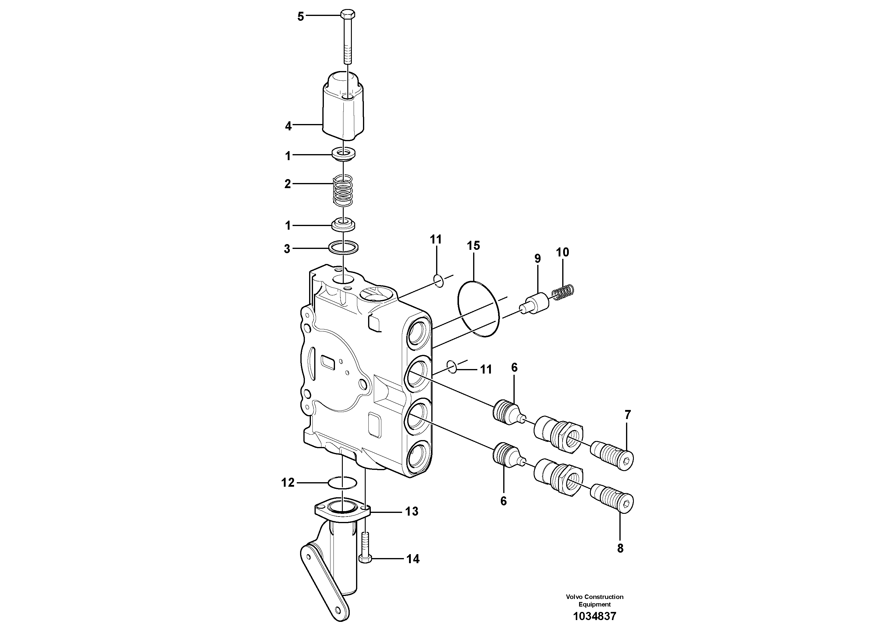 Shaft Guide VOE12747321 VOLVO