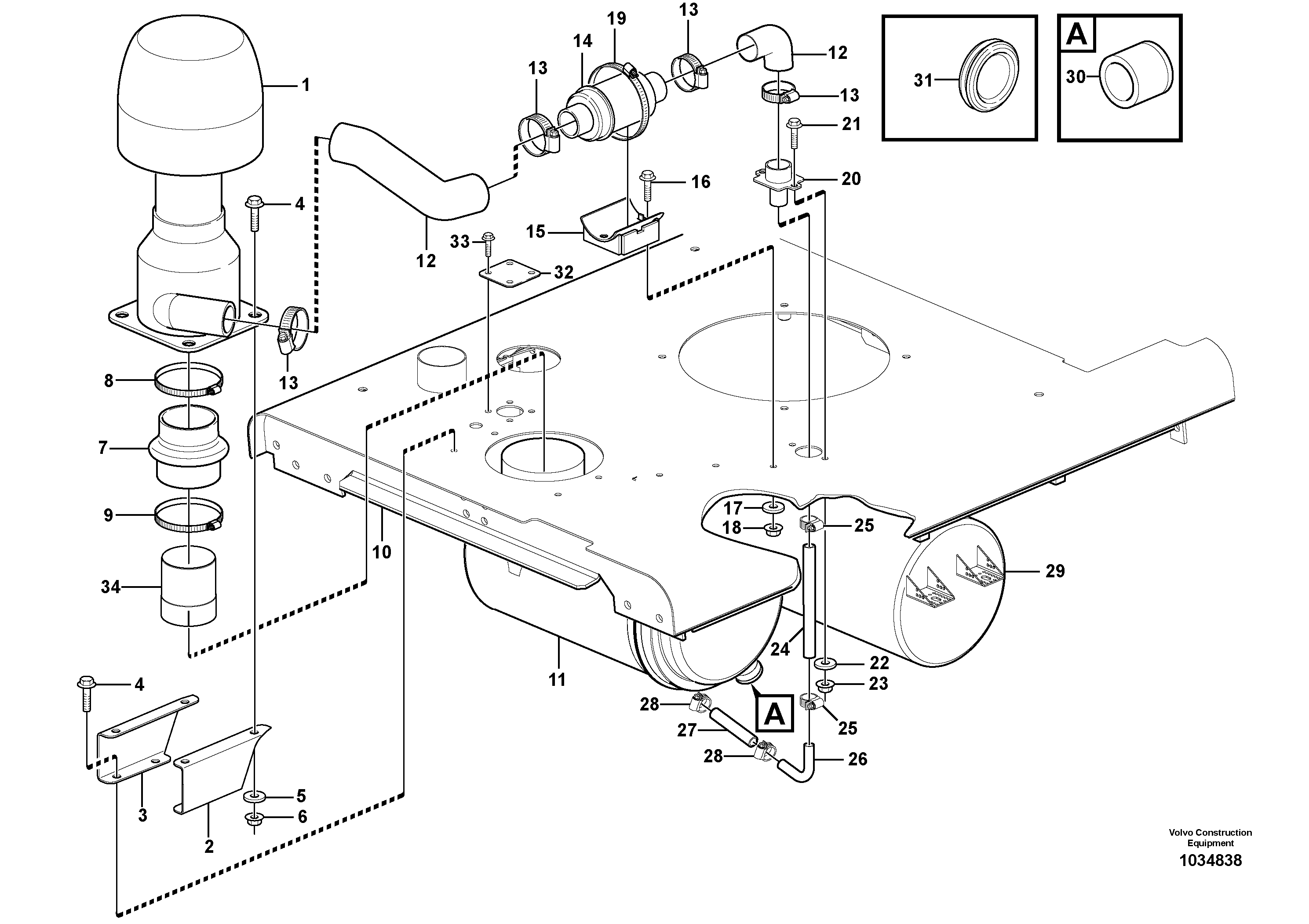 Fuel miser valve VOE15016753 VOLVO