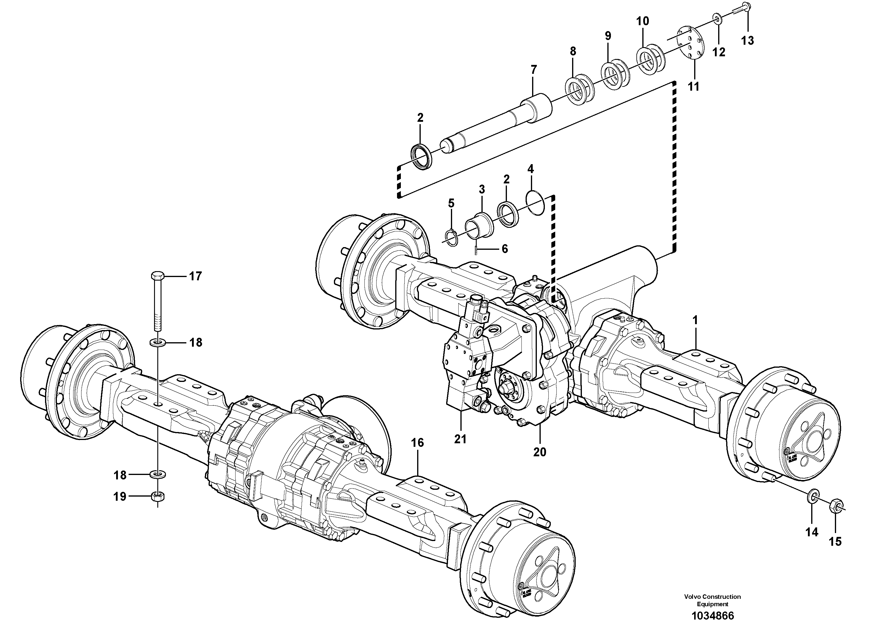 Bearing Spindle VOE11308808 VOLVO