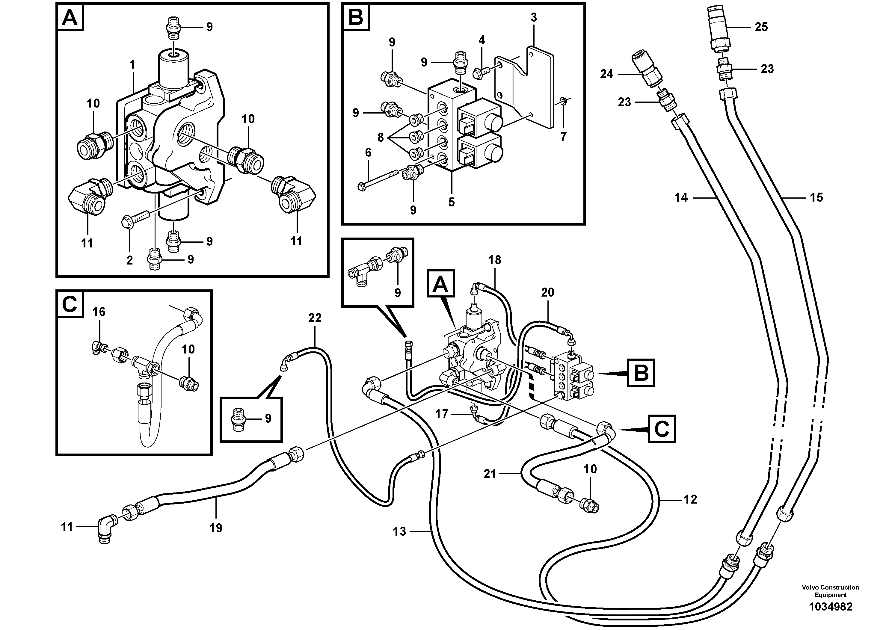 Timing gear casing VOE11431007 VOLVO