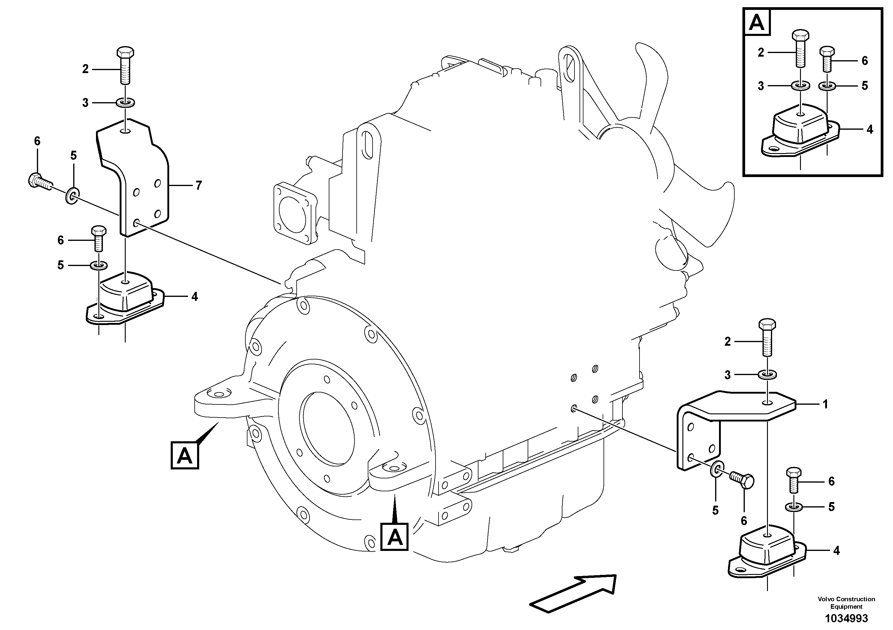 Cage RM/VOE15614555 VOLVO