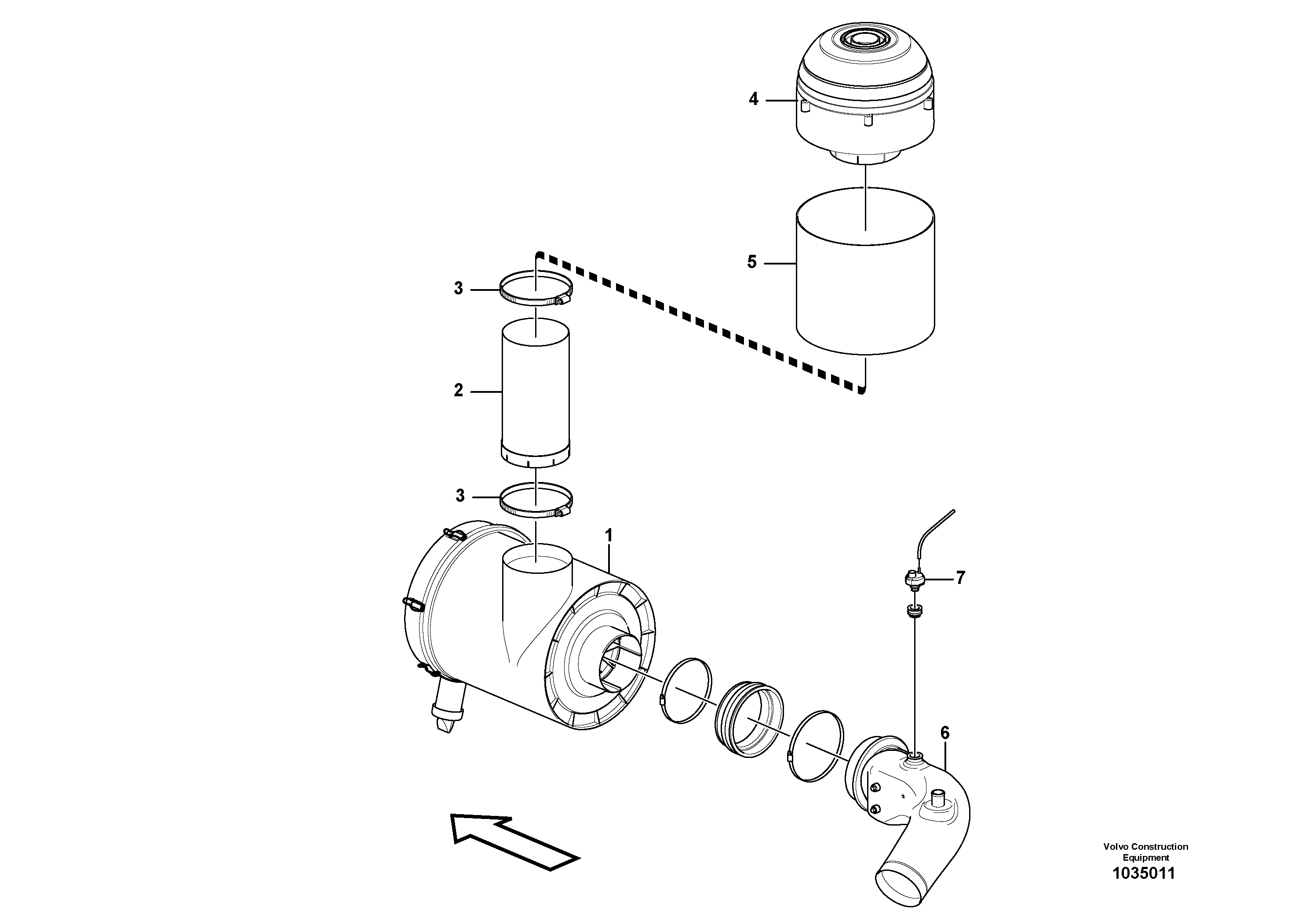 Fuel miser valve VOE15067602 VOLVO