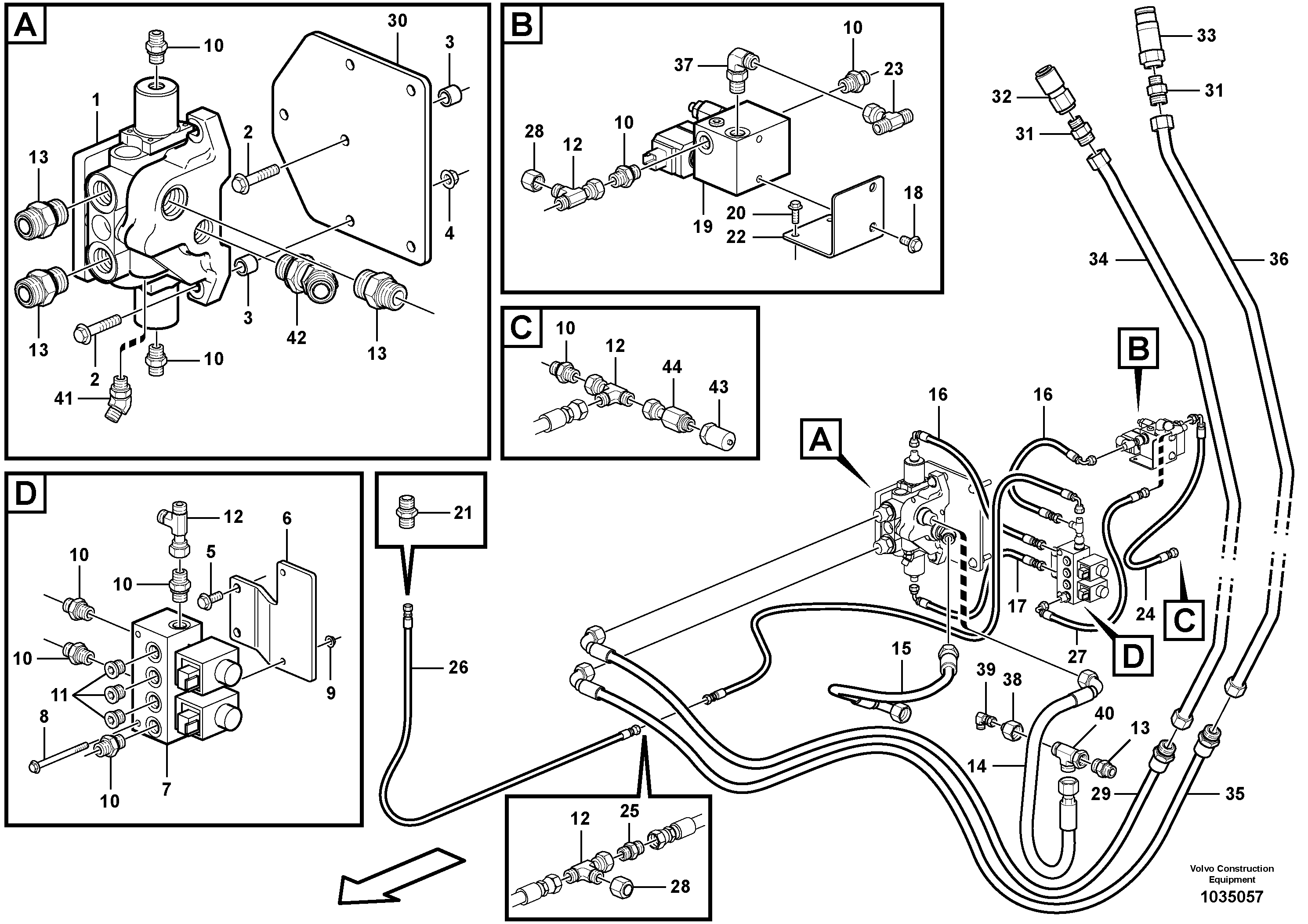 Timing gear casing VOE939902 VOLVO