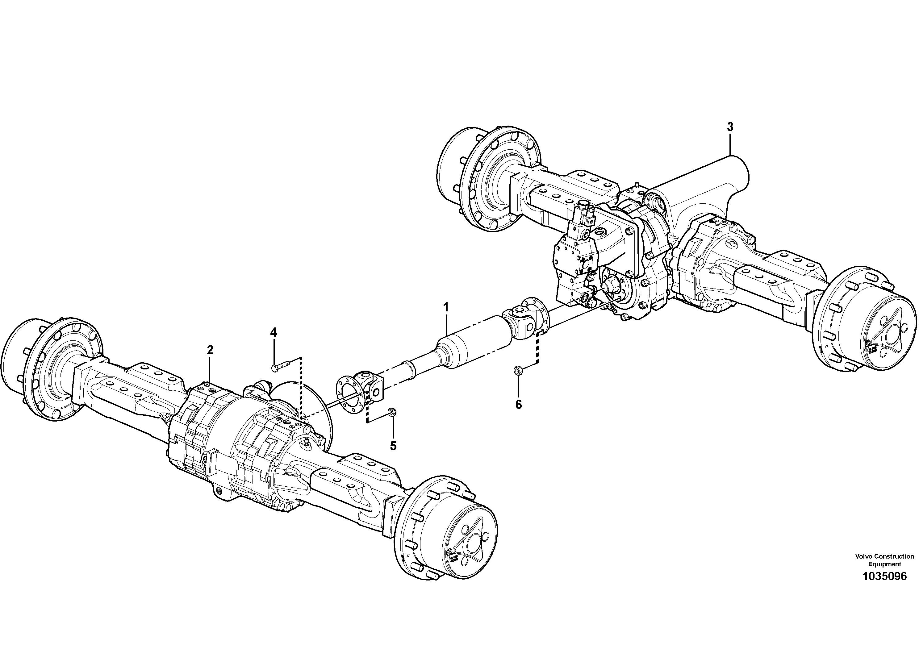 Mounting rail VOE15071408 VOLVO