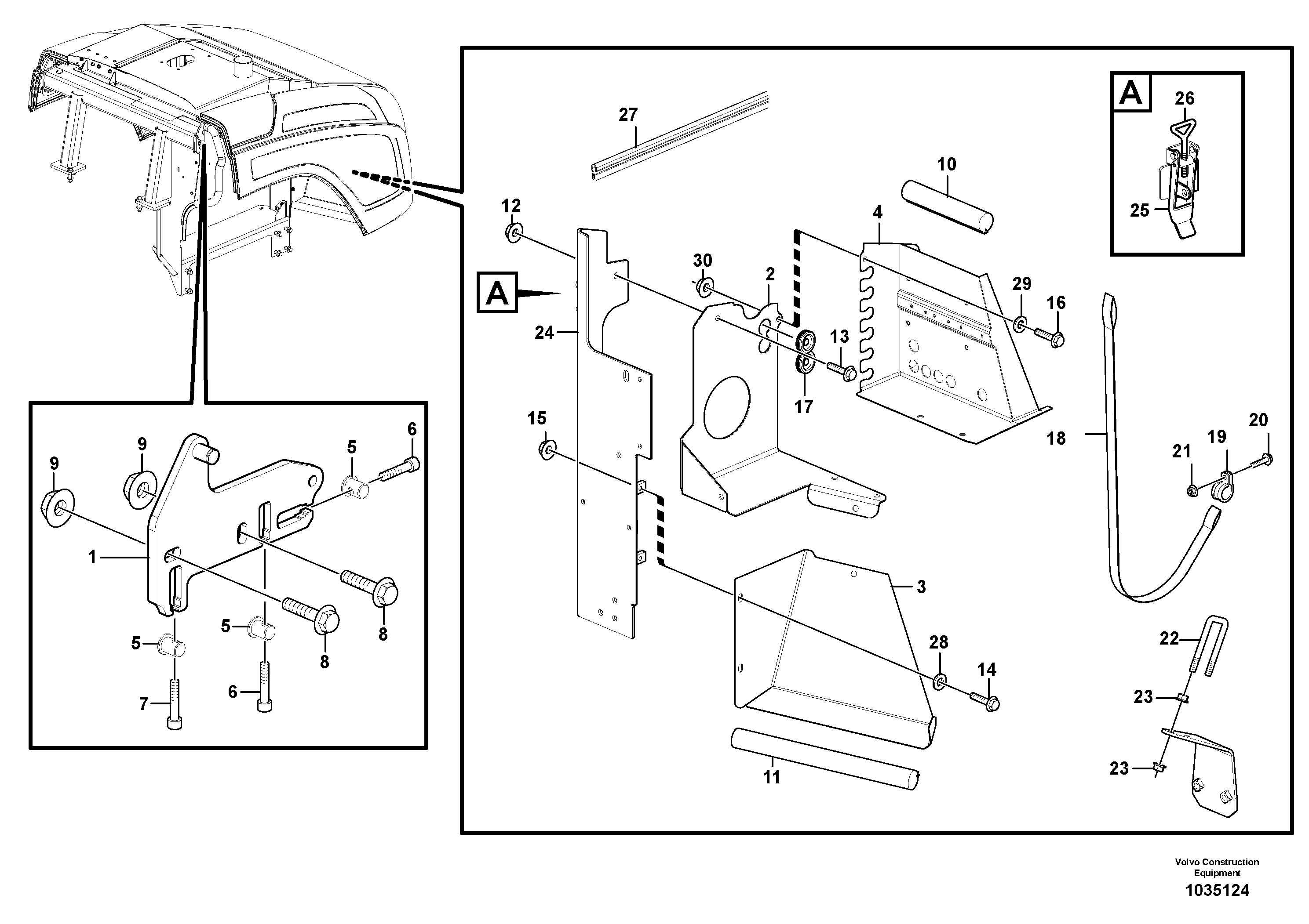 Retainer VOE15200858 VOLVO