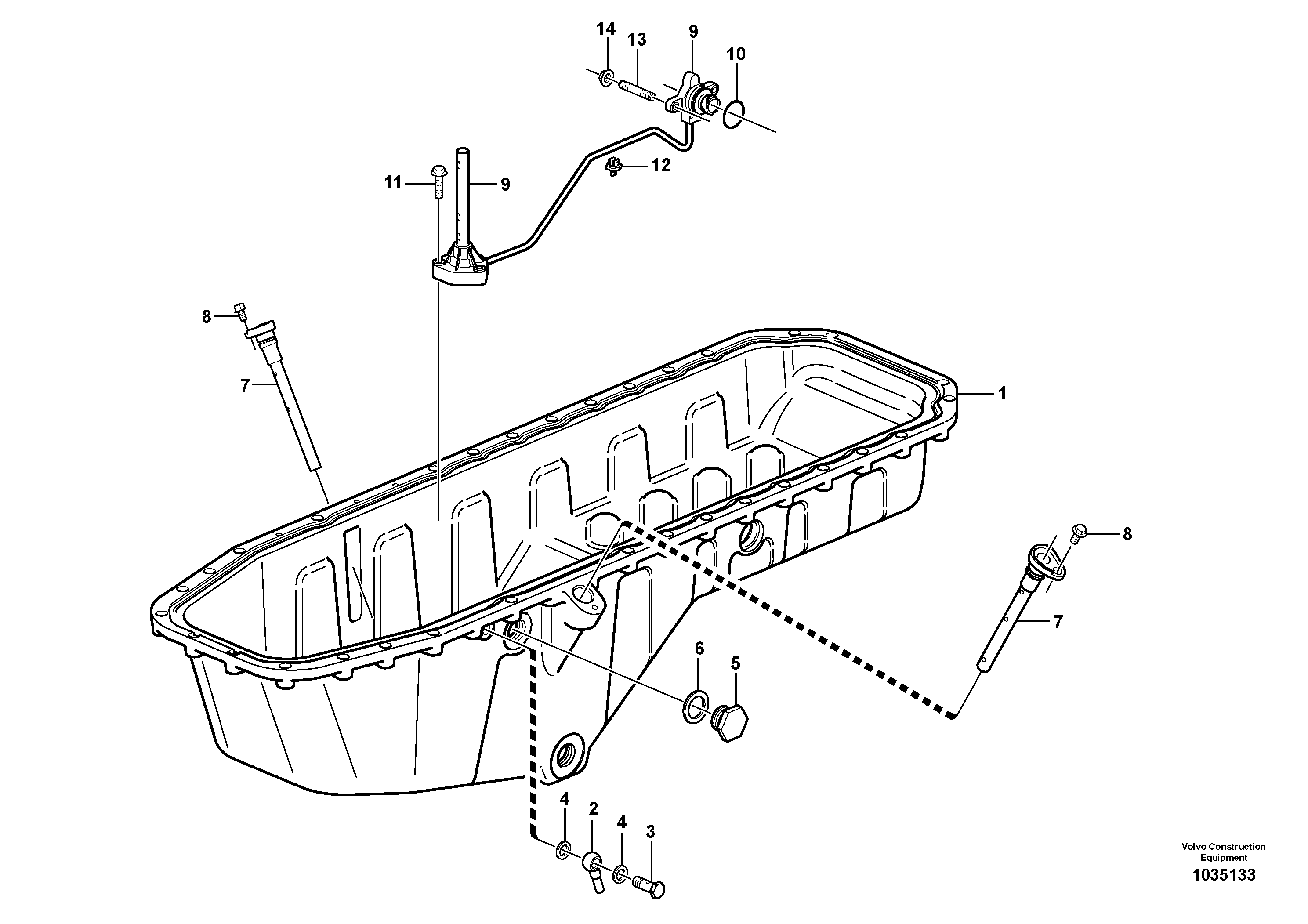 Oil Pan VOE15032514 VOLVO