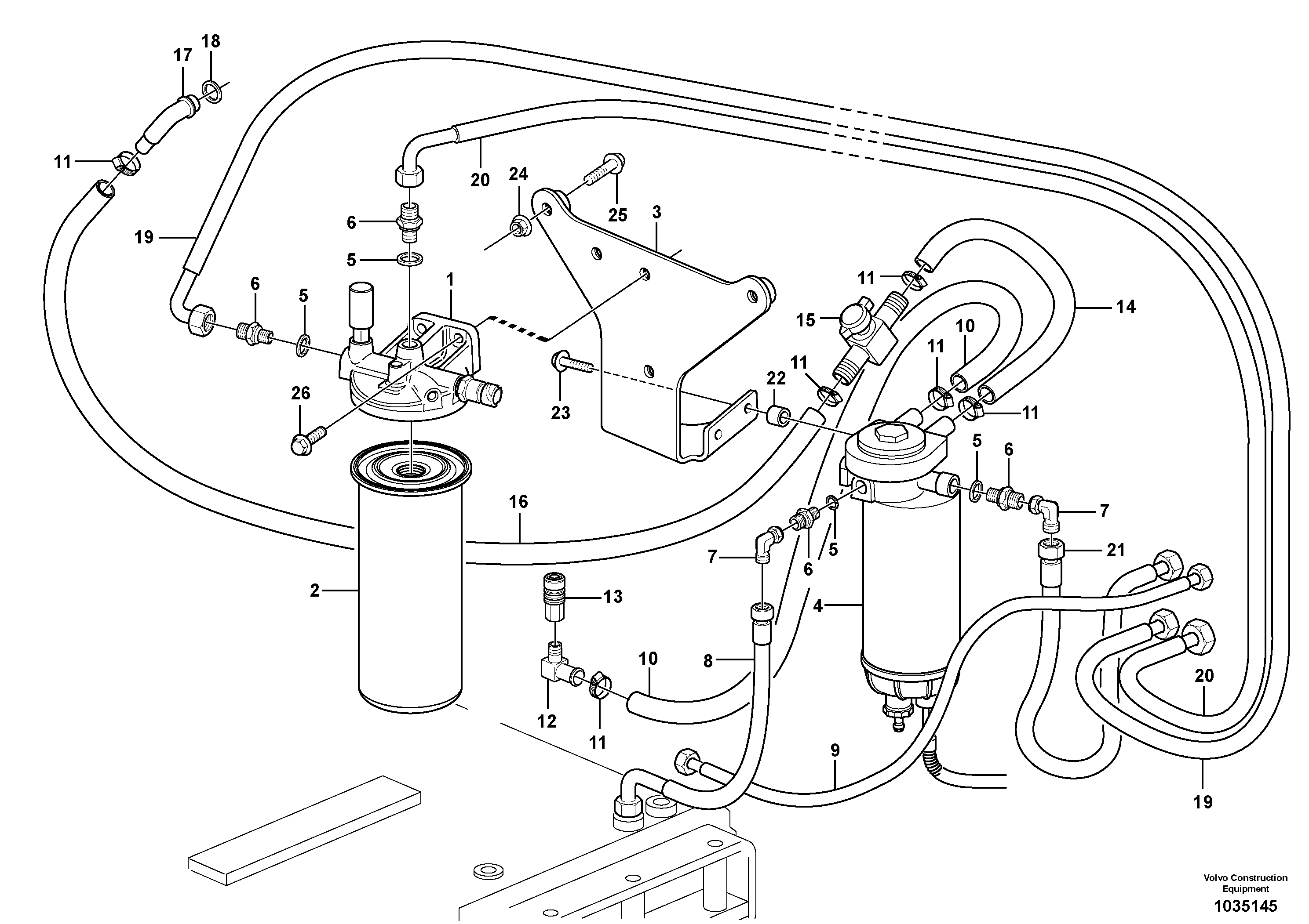 Water pump ger VOE961606 VOLVO
