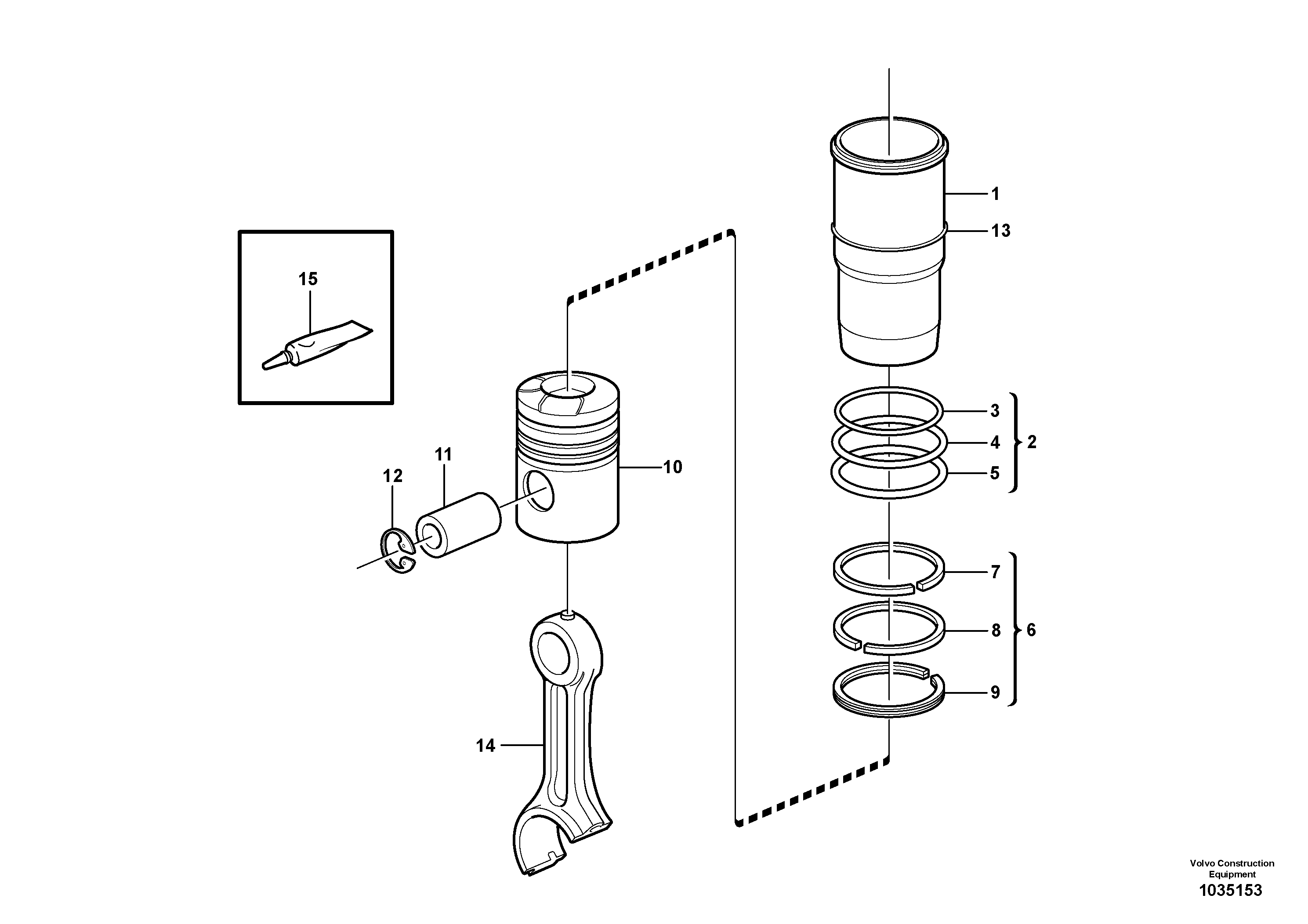 Sealing Cloth VOE20411237 VOLVO