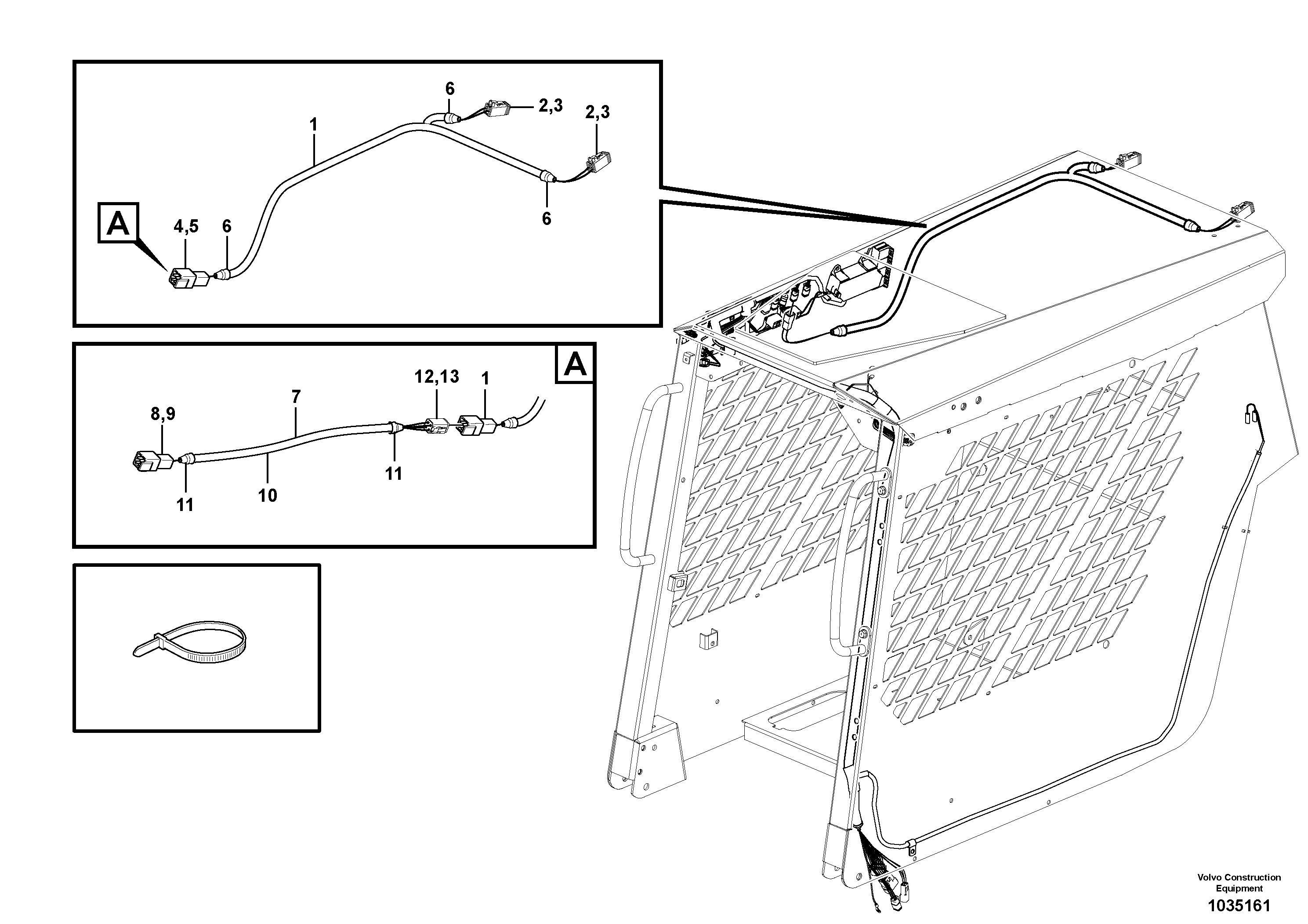 Wire harness VOE11852612 VOLVO