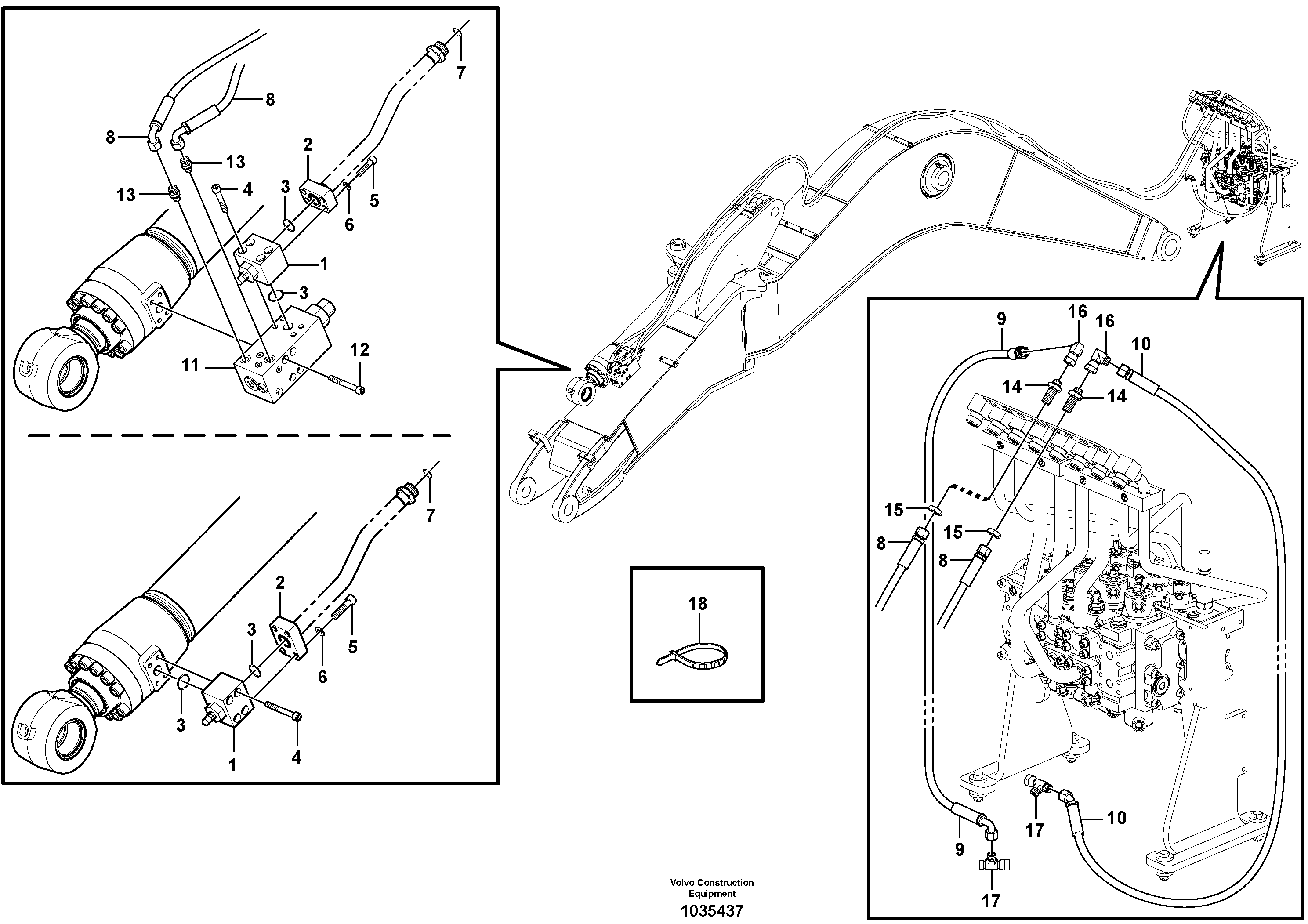 Timing gear casing VOE937934 VOLVO