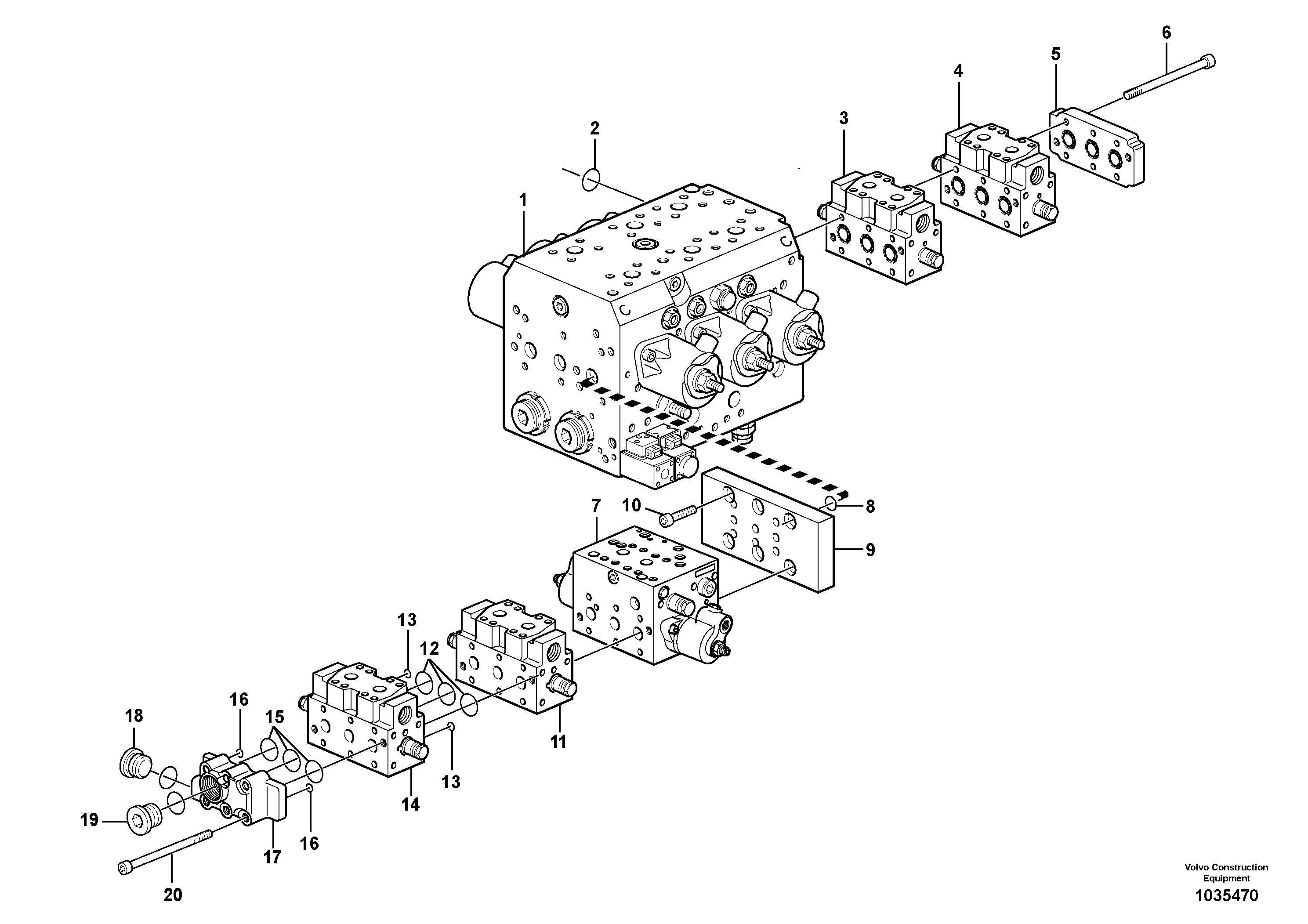 For upper engine part VOE15036741 VOLVO