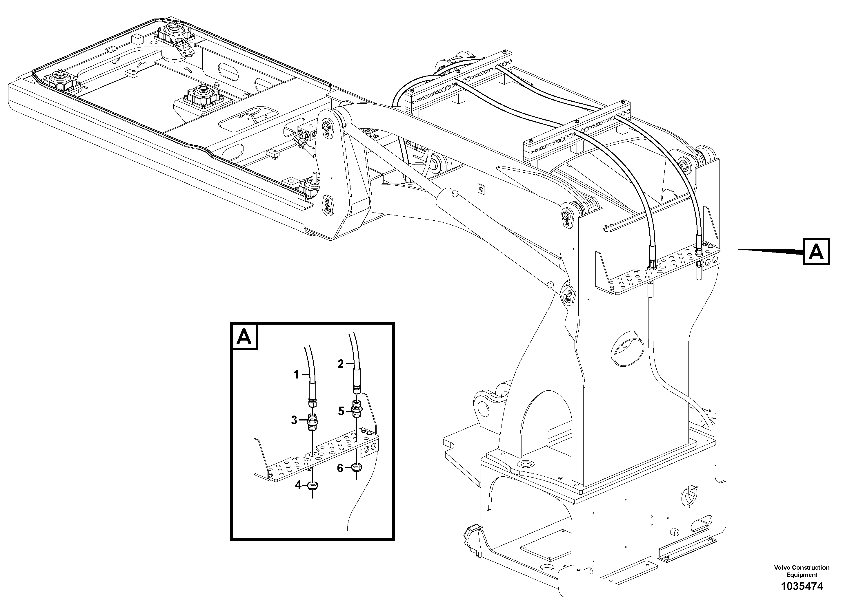 Hose assembly VOE988173 VOLVO