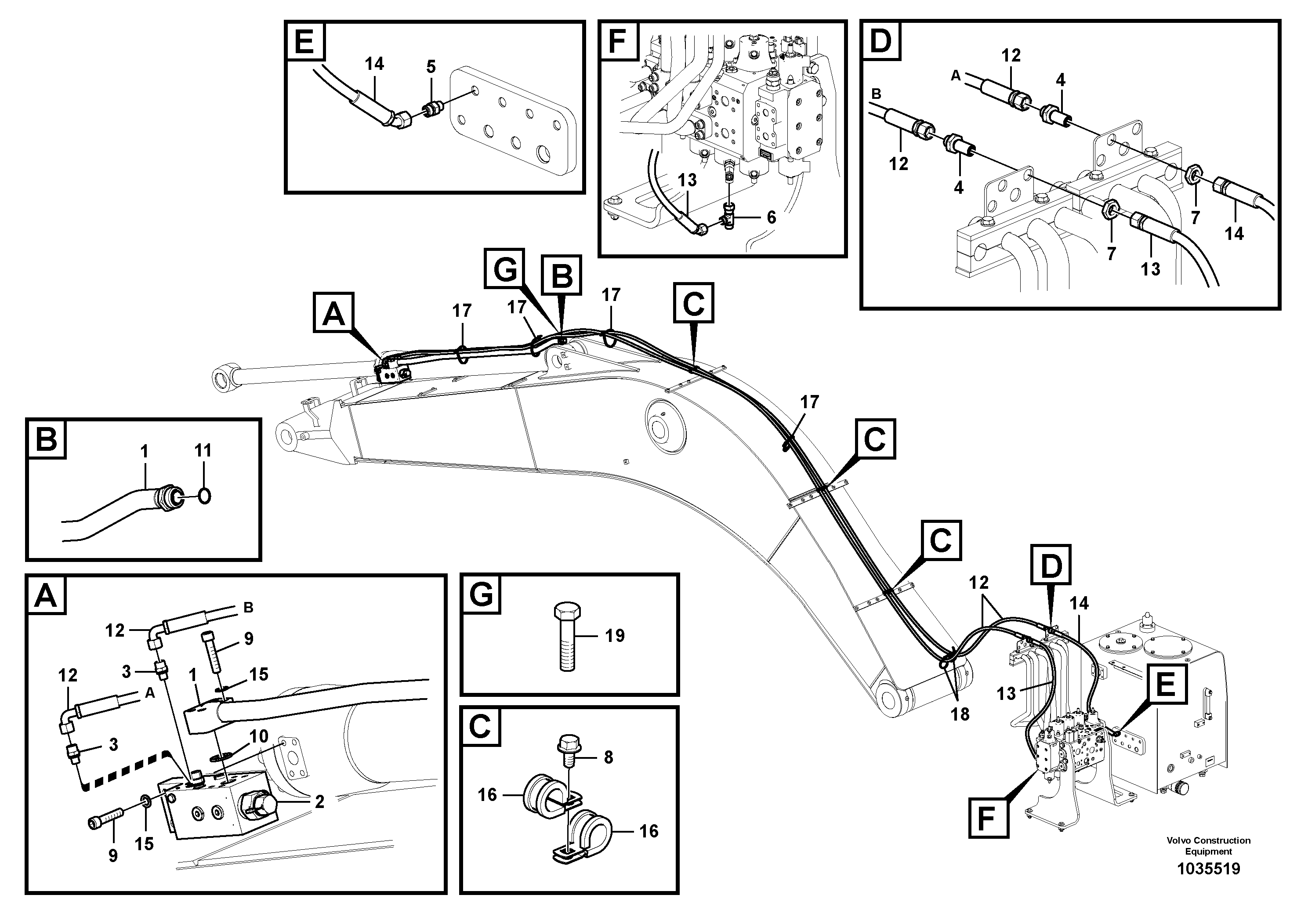 Timing gear casing VOE937128 VOLVO