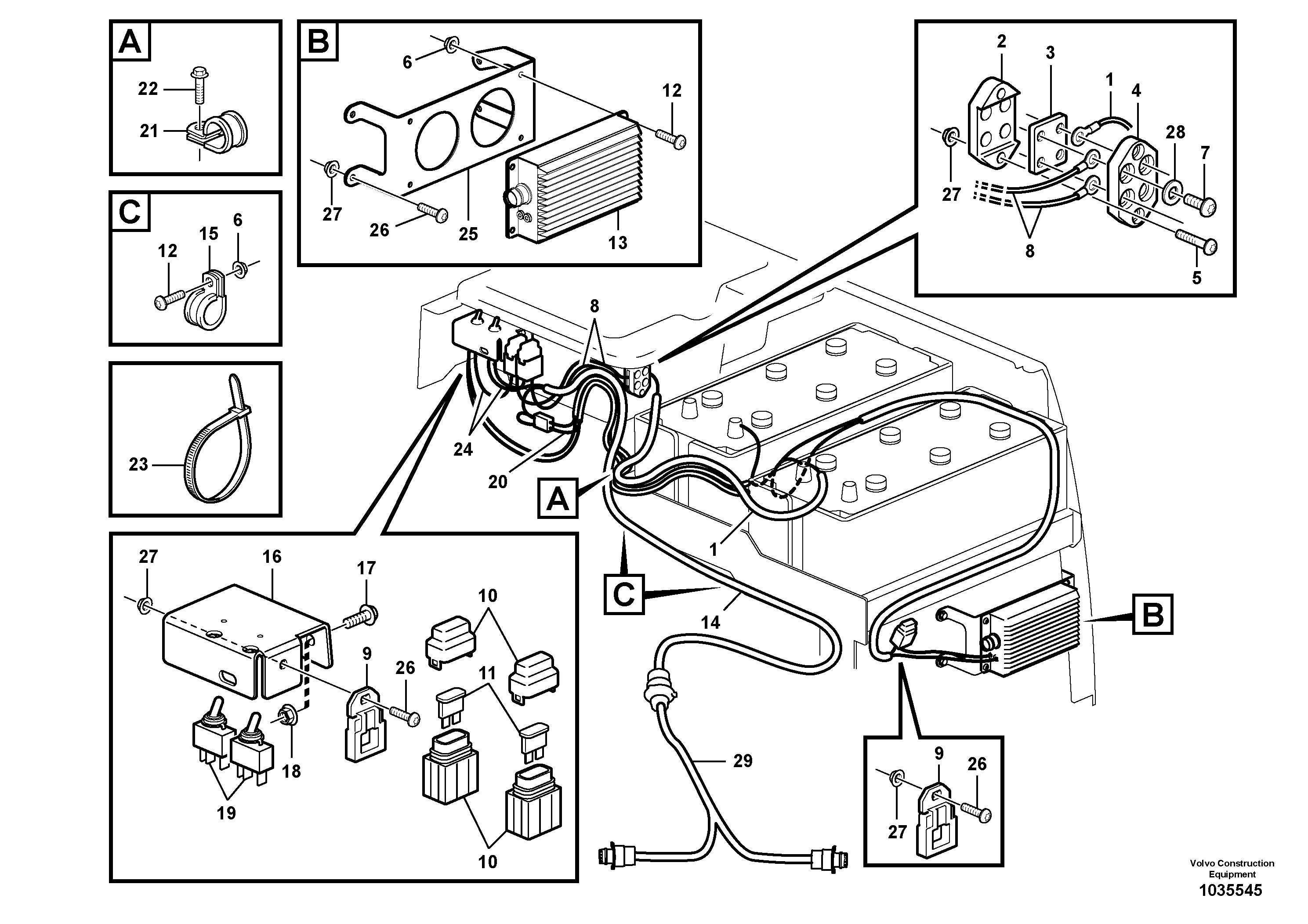 Retaining ring VOE13949872 VOLVO