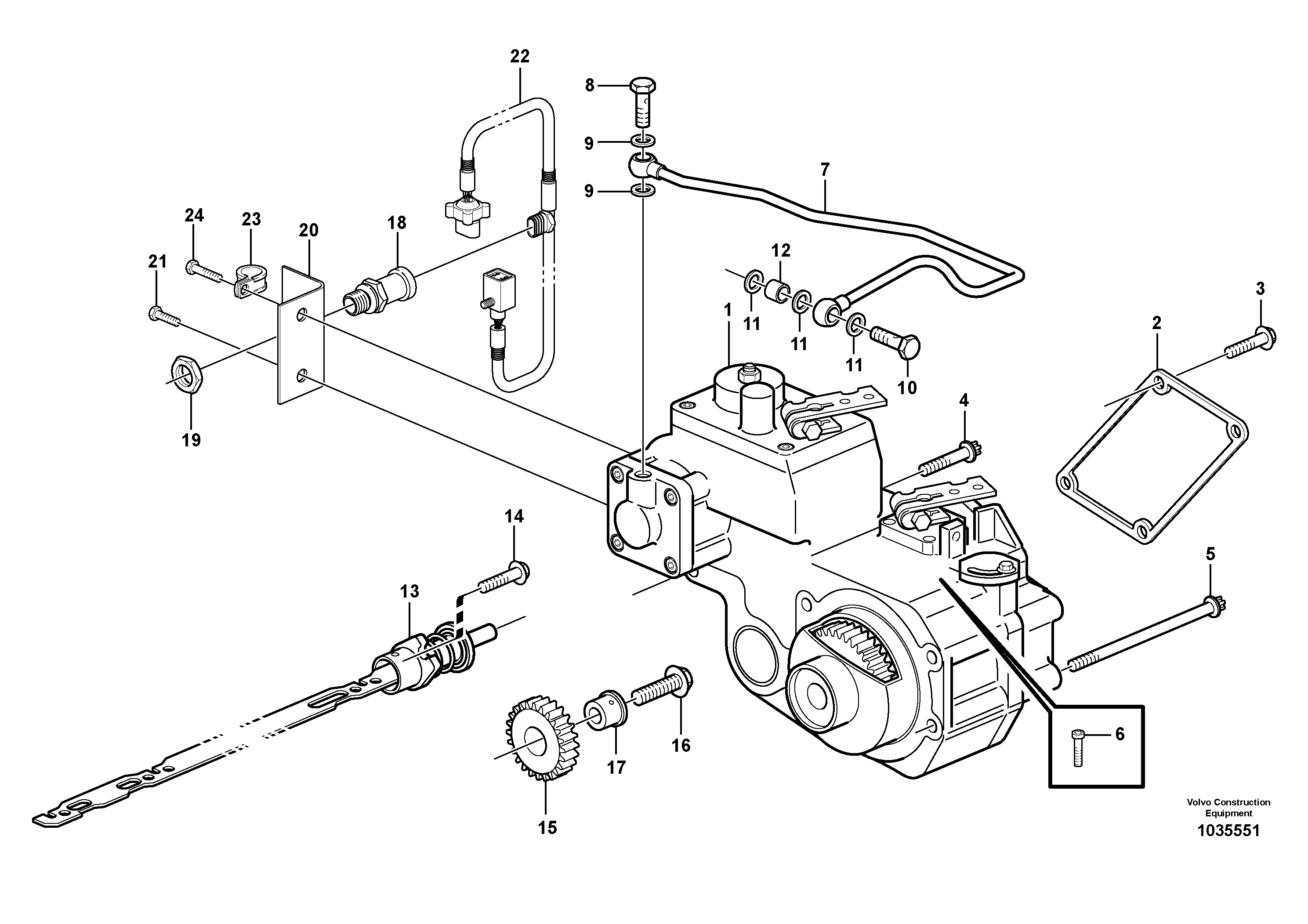Radio Support VOE20460357 VOLVO