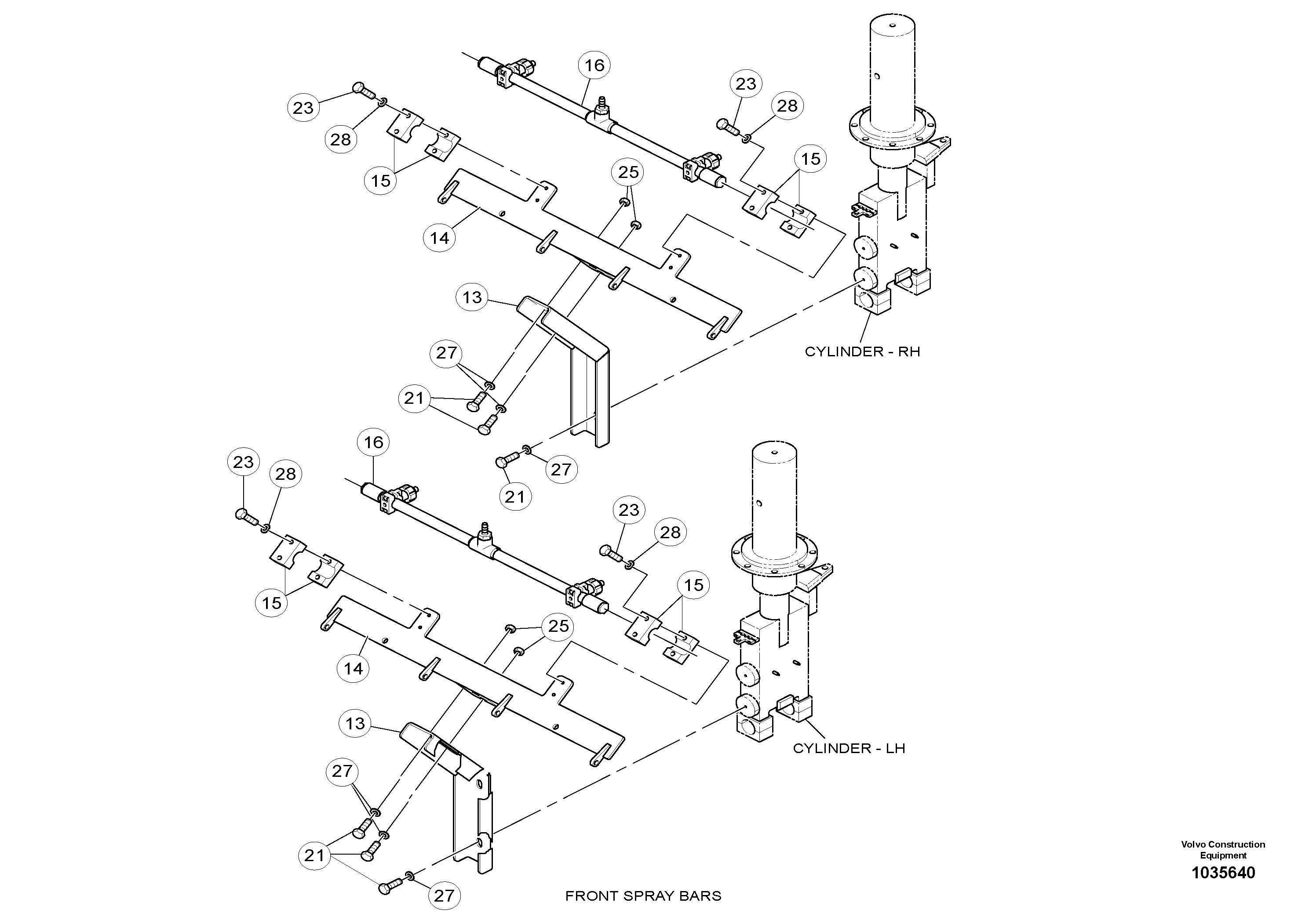 Tilt bearing RM96721121 VOLVO