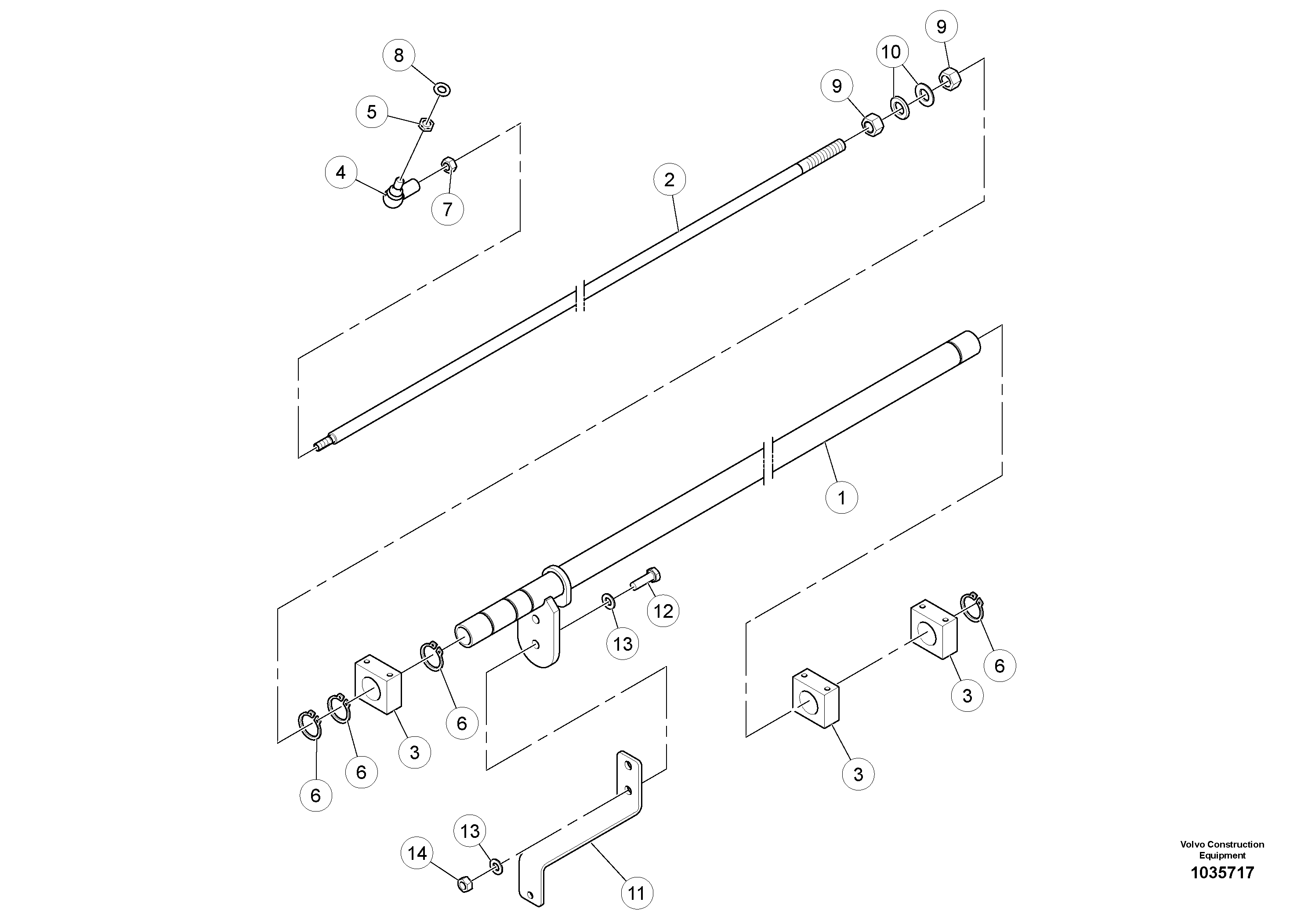 Hexagon Nut RM/VOE96712799 VOLVO
