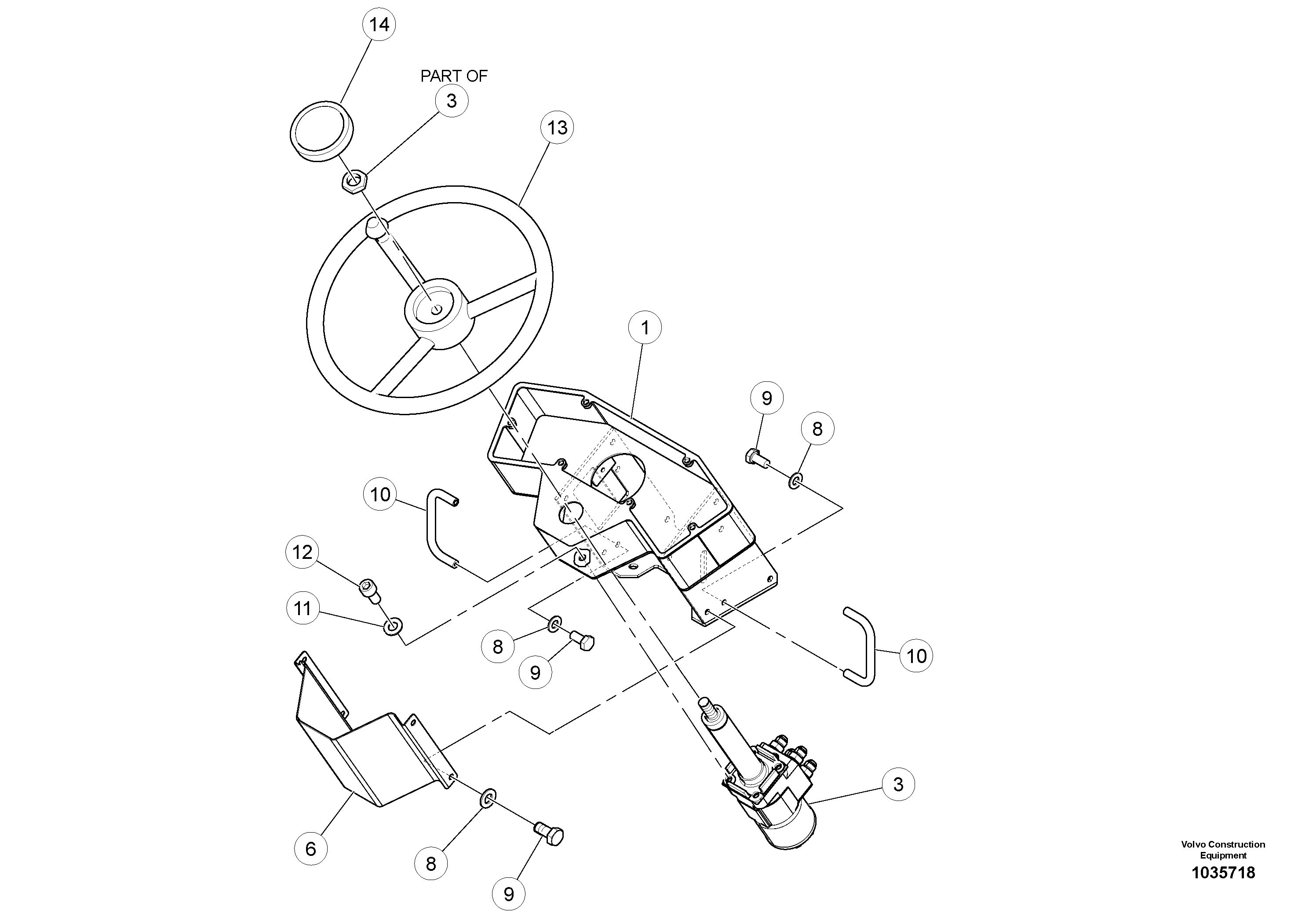 Lock bolt RM70682638 VOLVO