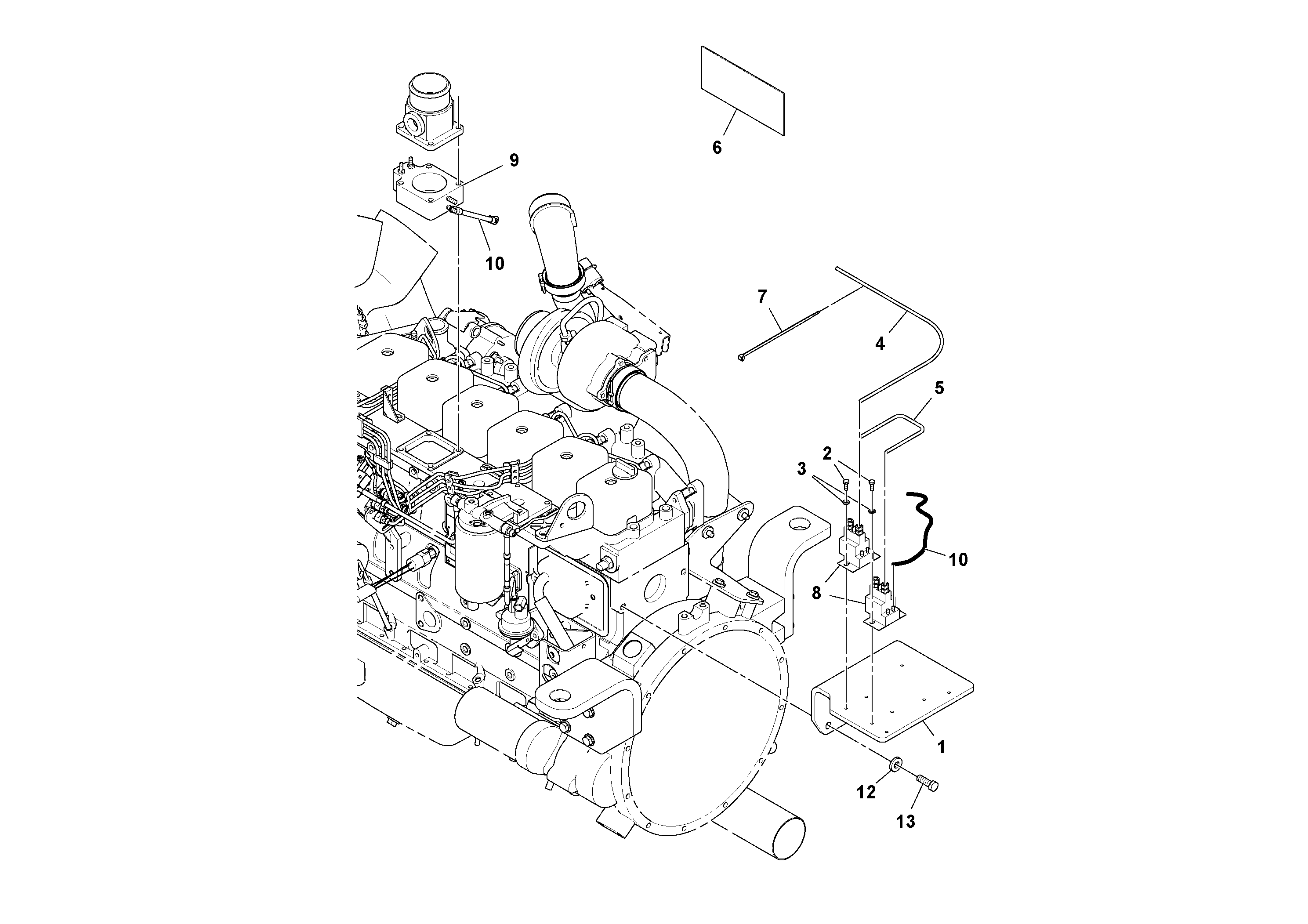 Tilt bearing RM59537266 VOLVO