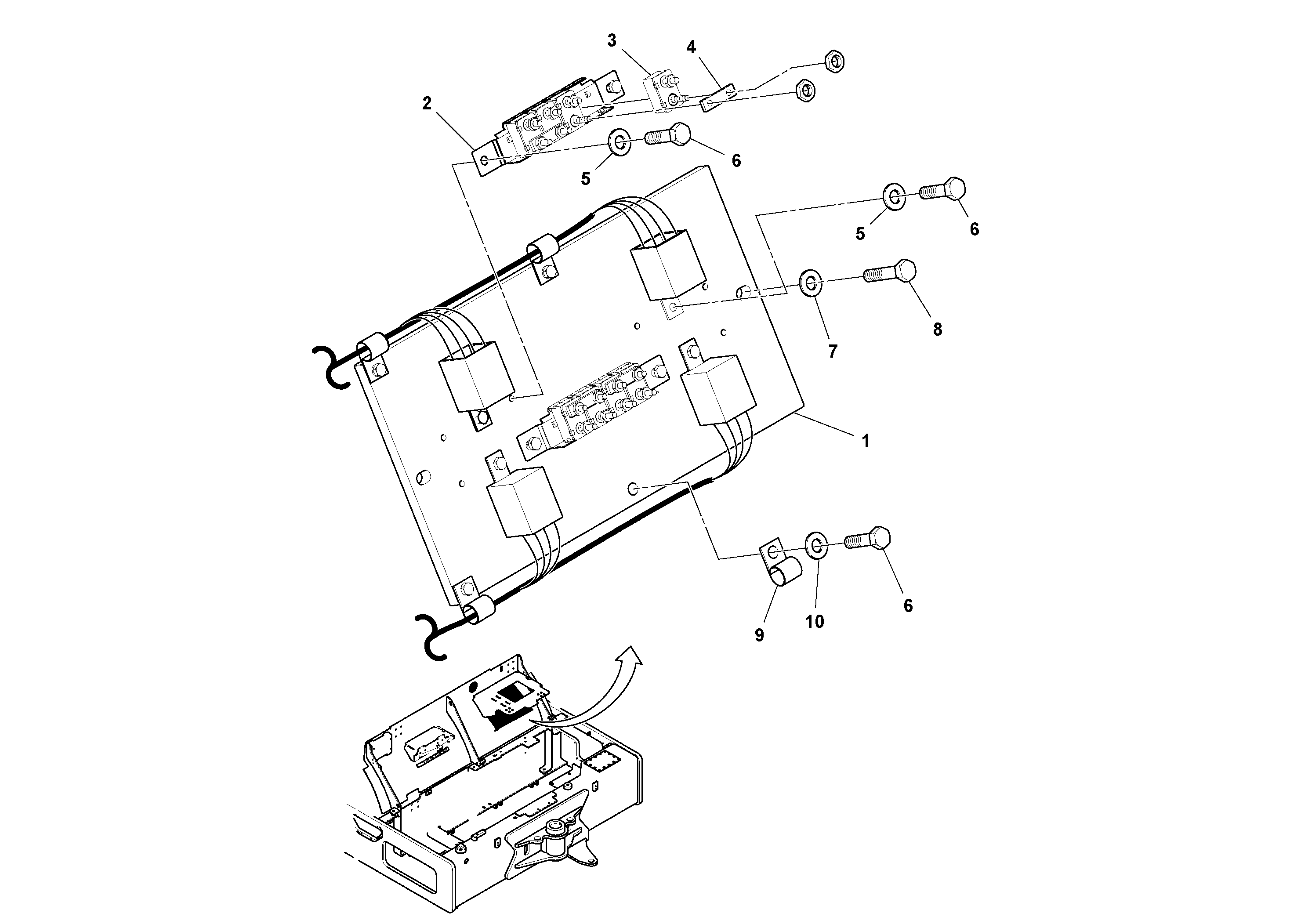 Mounting rail RM96702394 VOLVO