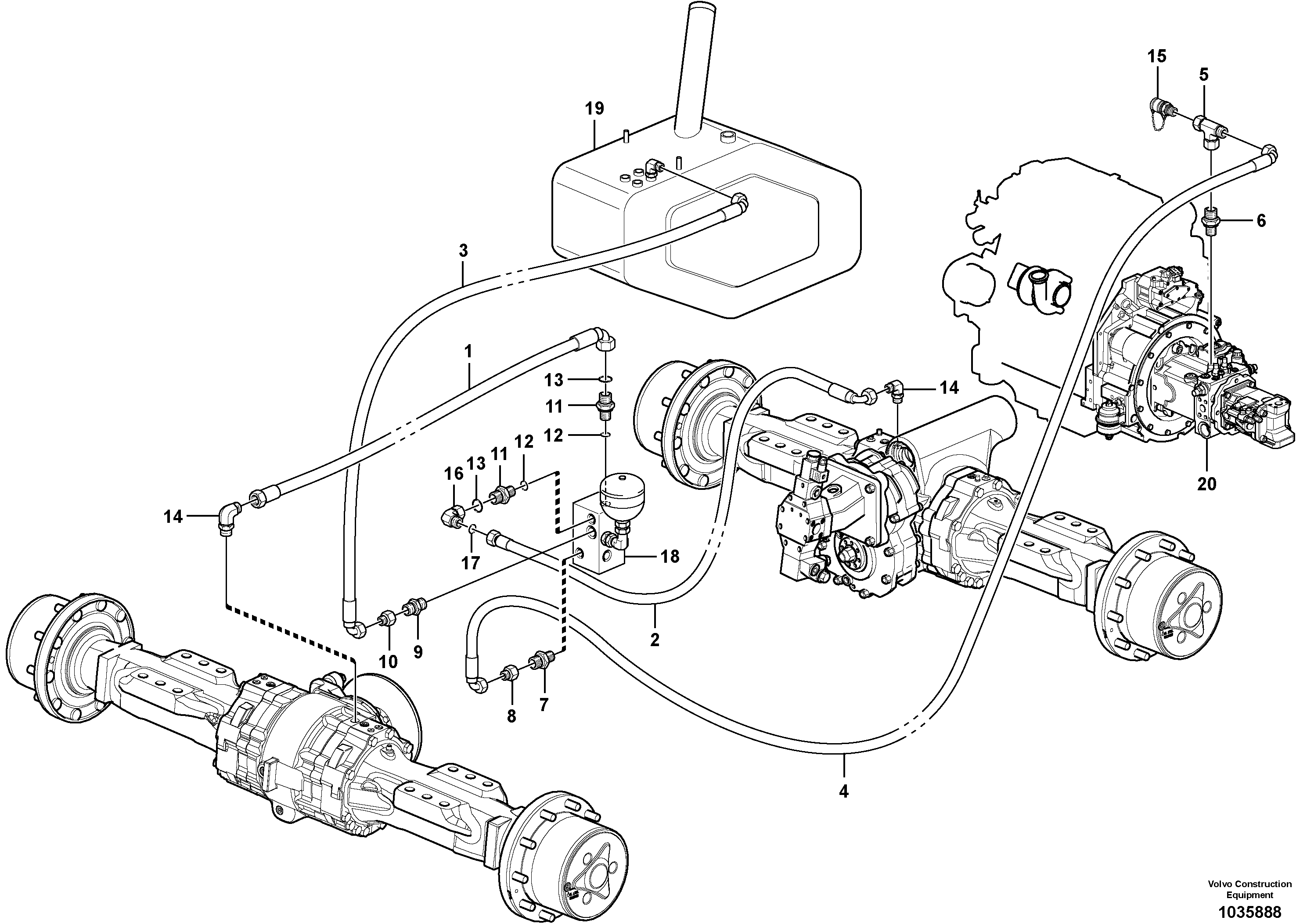 Timing gear casing VOE11309518 VOLVO