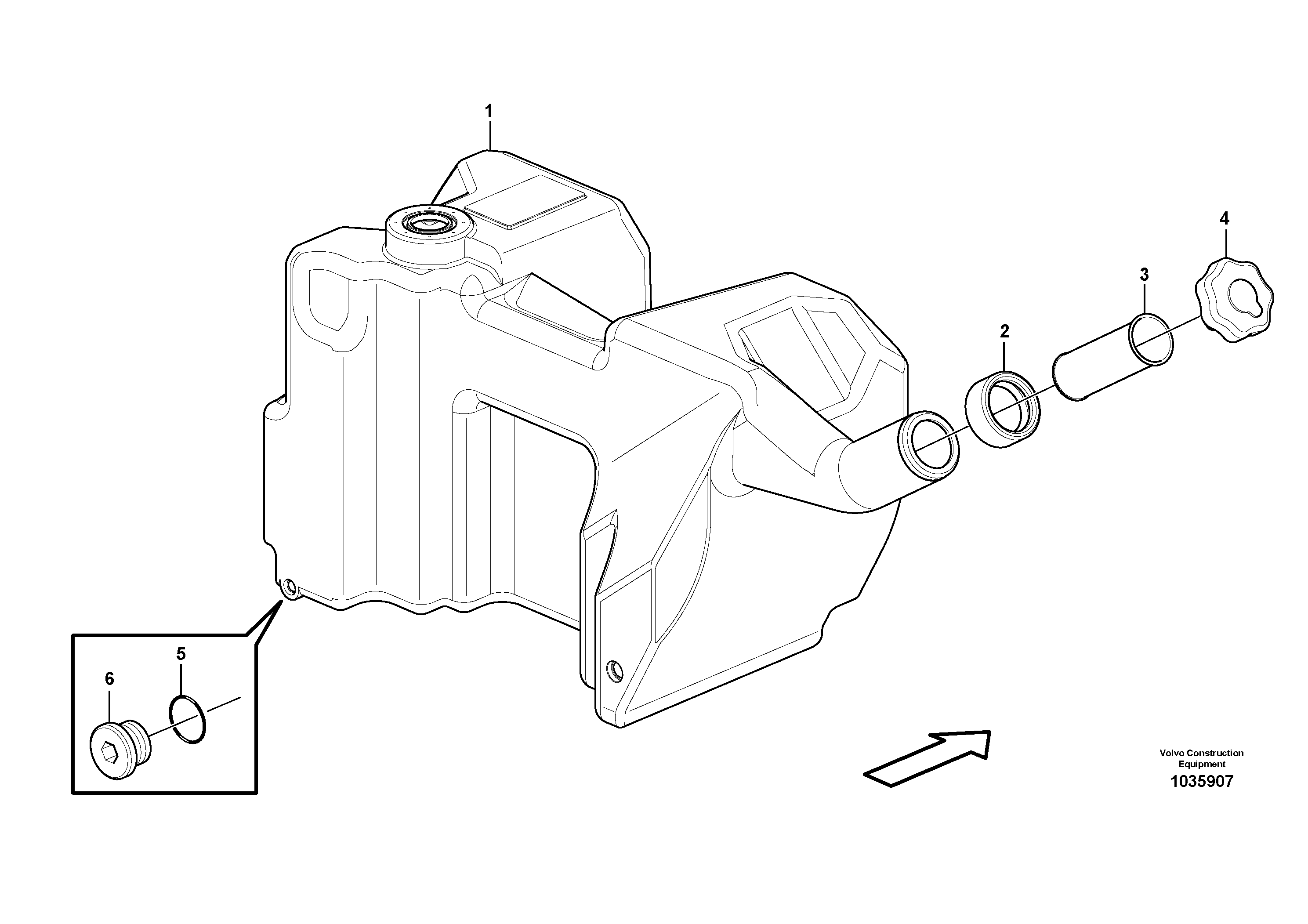 Coal Bucket VOE15203643 VOLVO