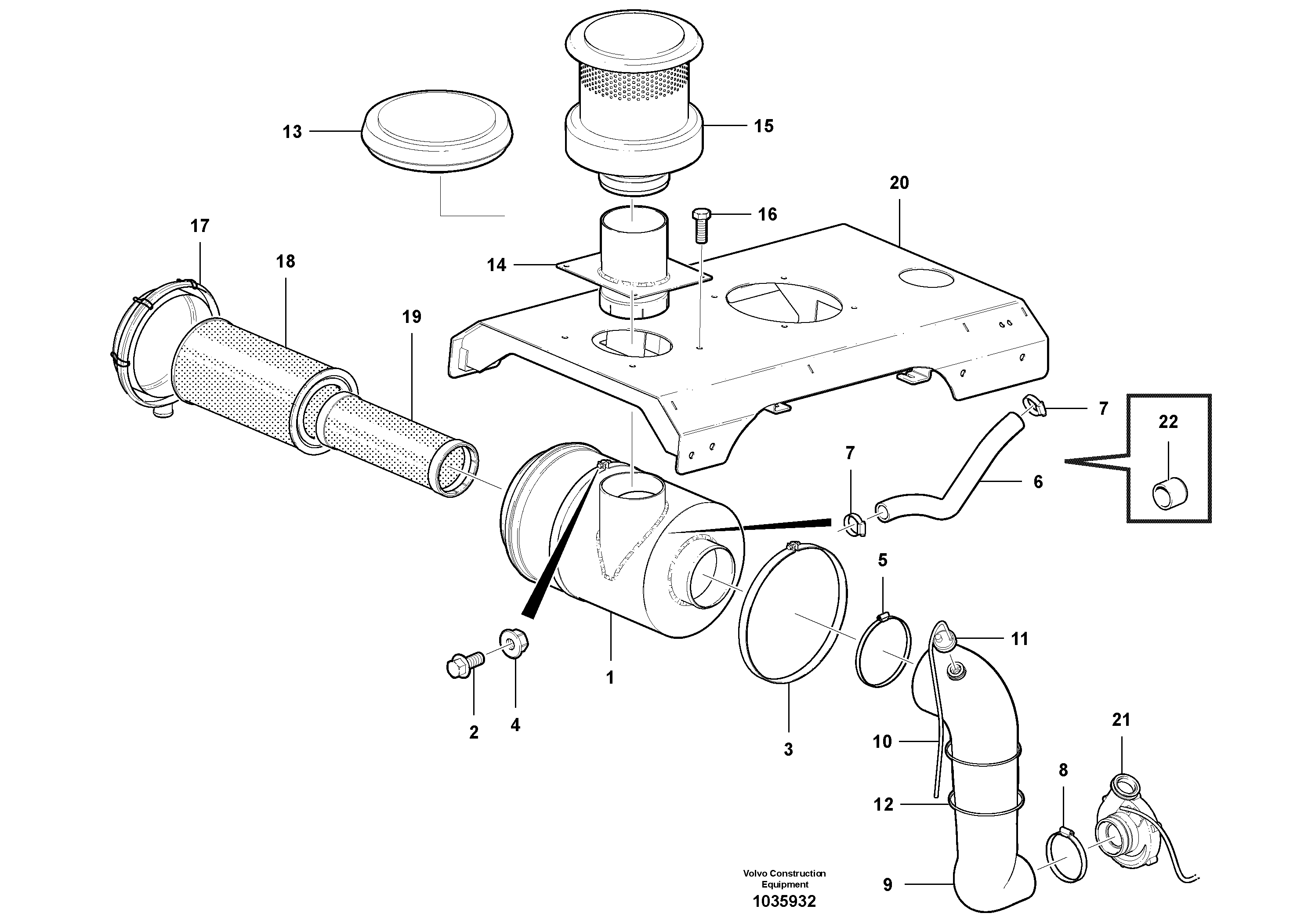 Tooth Belt VOE11110207 VOLVO