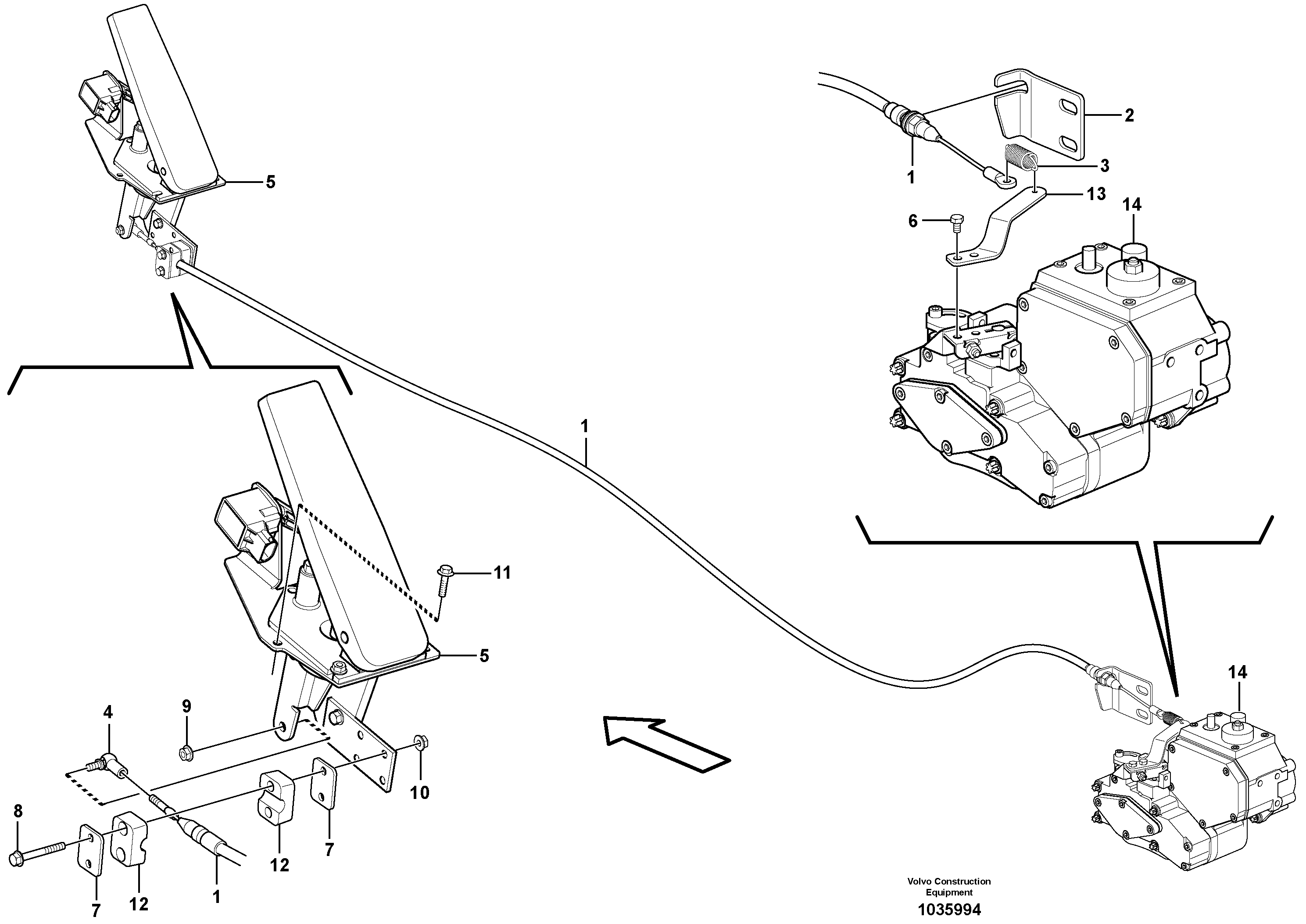 Radio Support VOE11308796 VOLVO