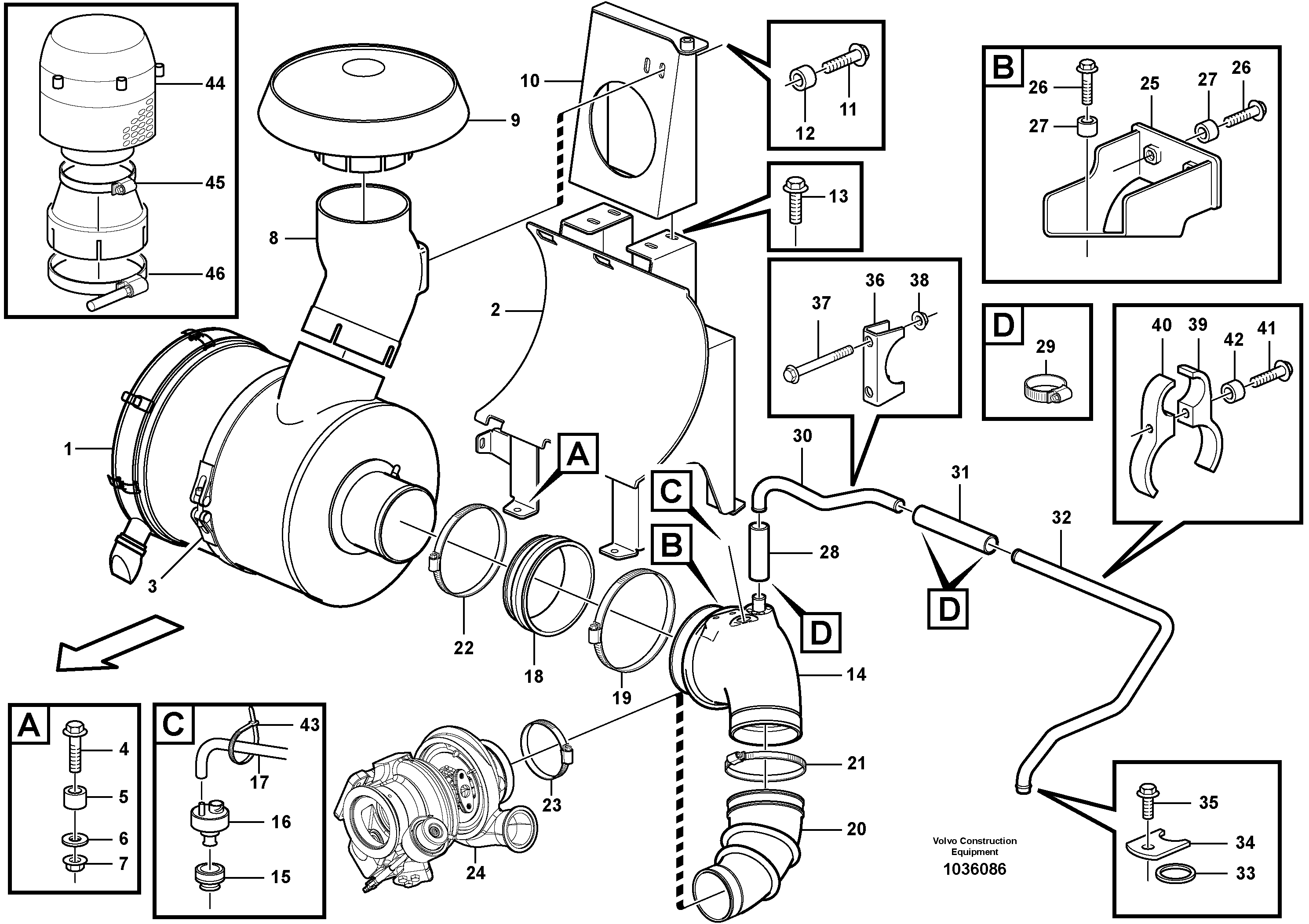 Pipe VOE11121792 VOLVO