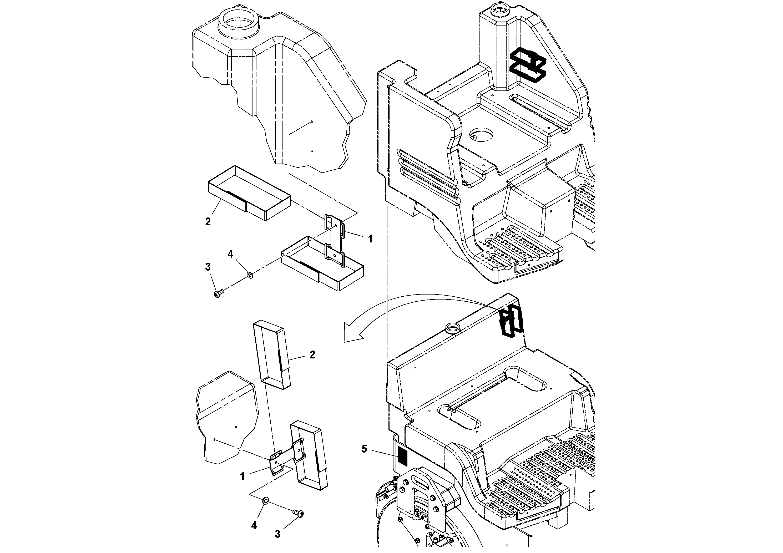 Seat frame RM59275917 VOLVO
