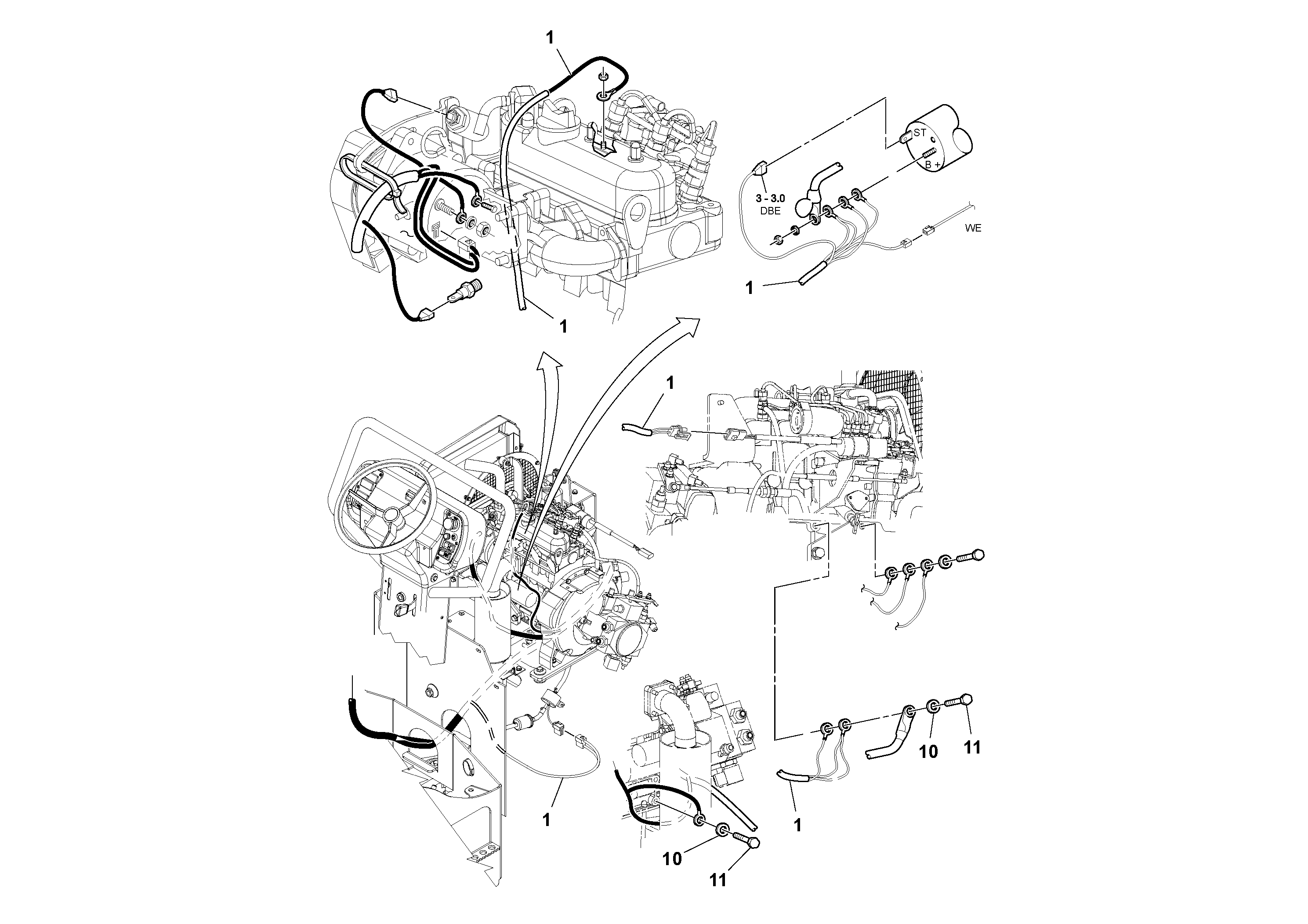 Mounting rail RM96702352 VOLVO