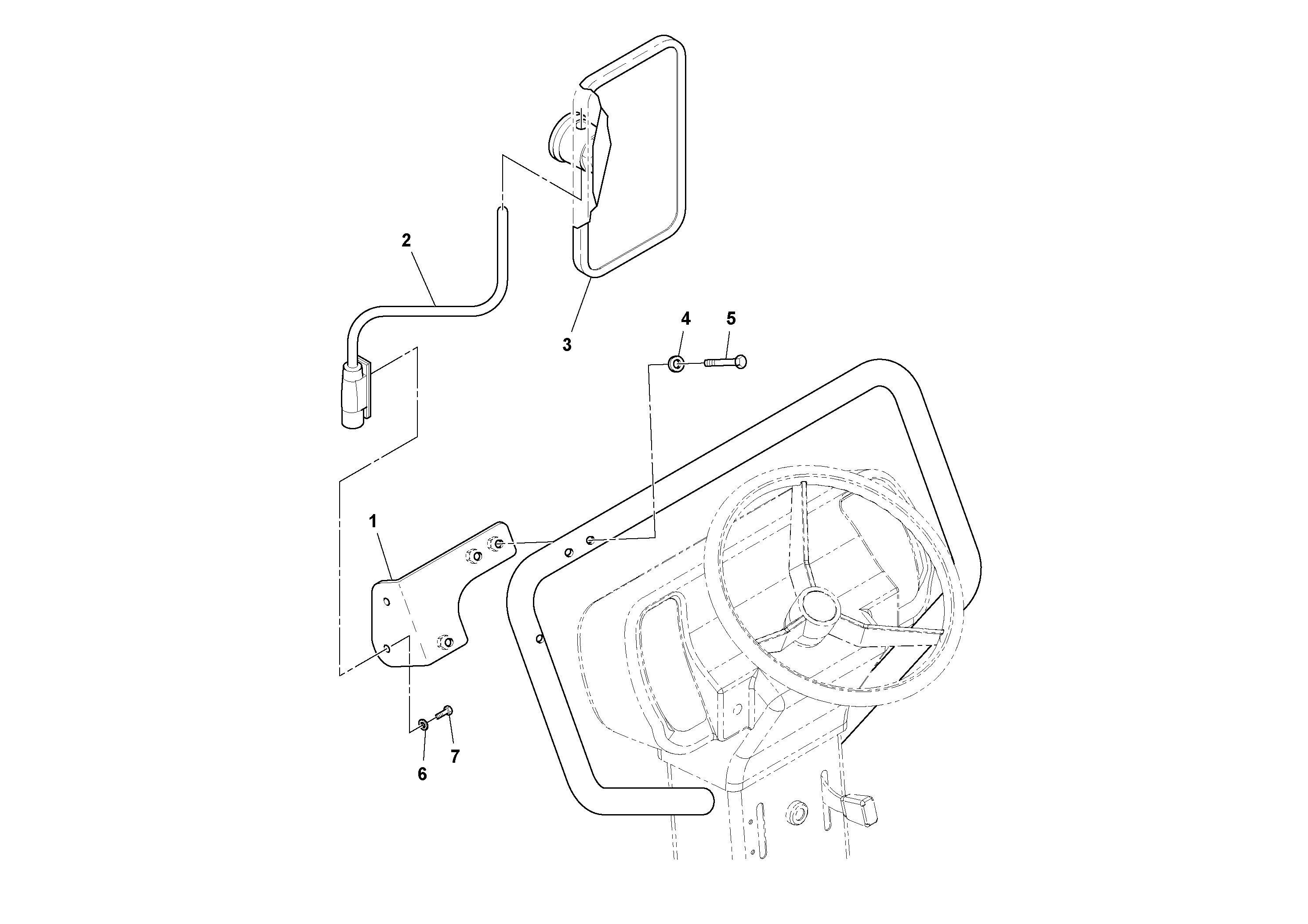 Seat frame RM13298229 VOLVO