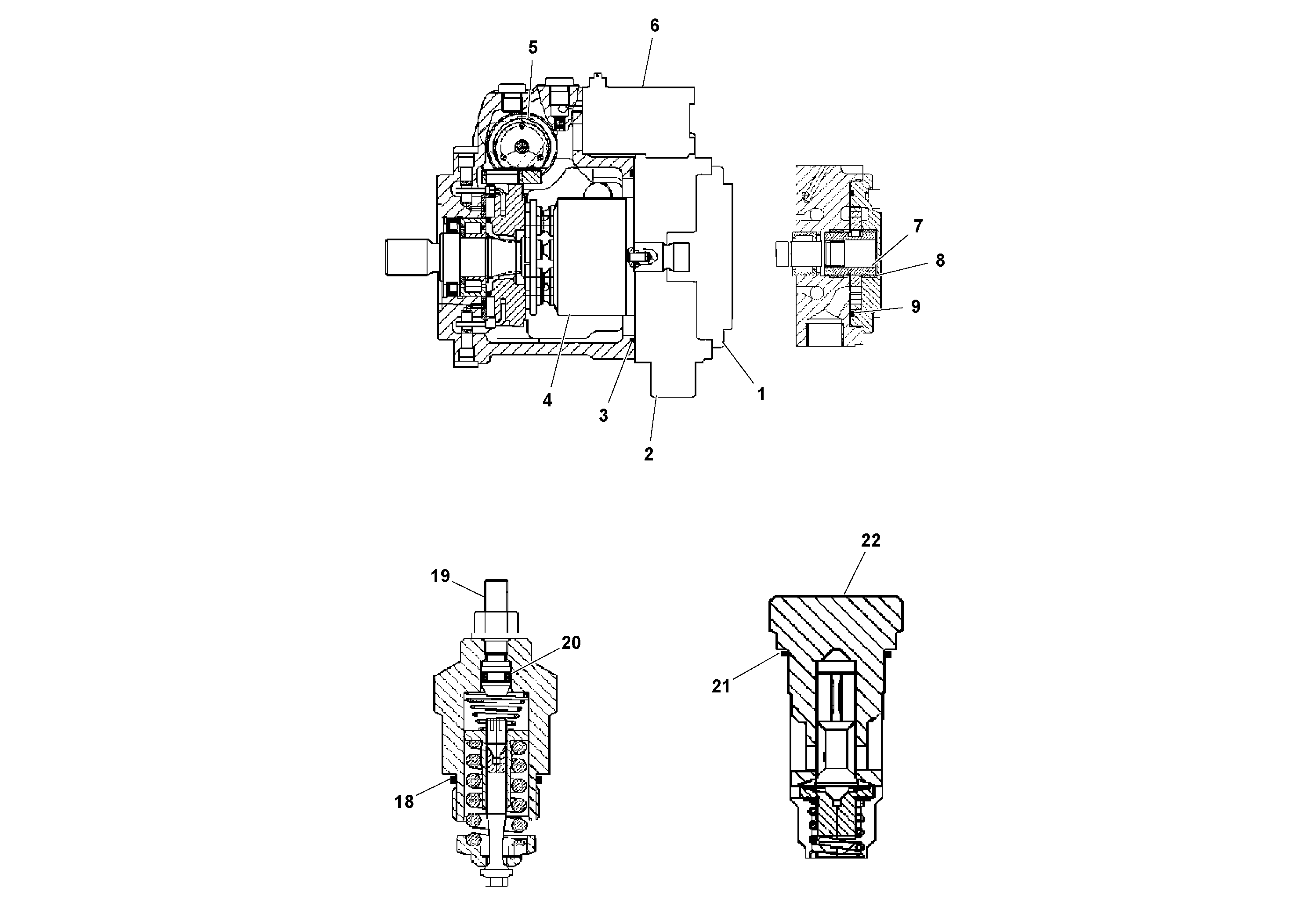 Bearing housing RM13865878 VOLVO