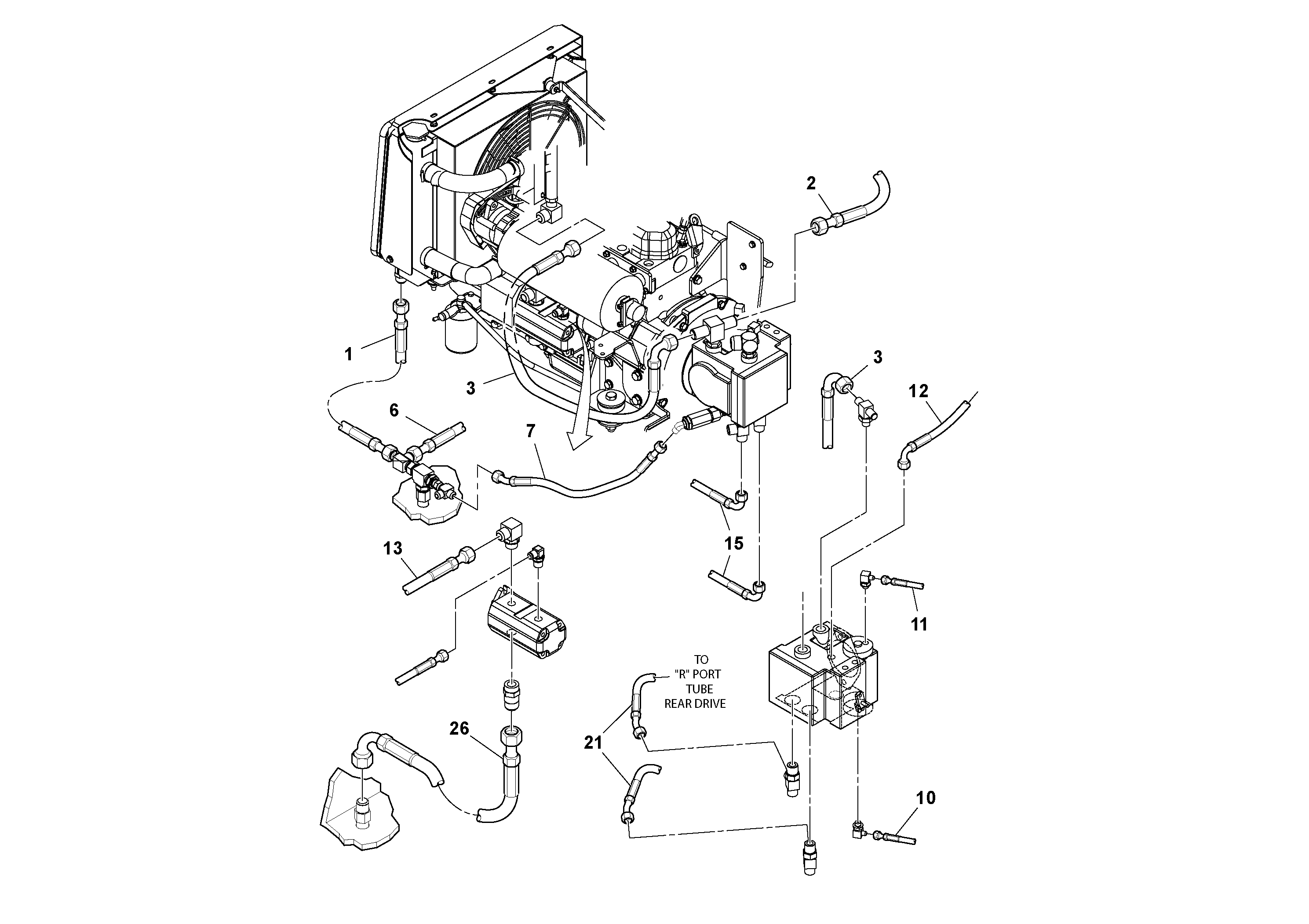 Timing gear casing RM59587725 VOLVO